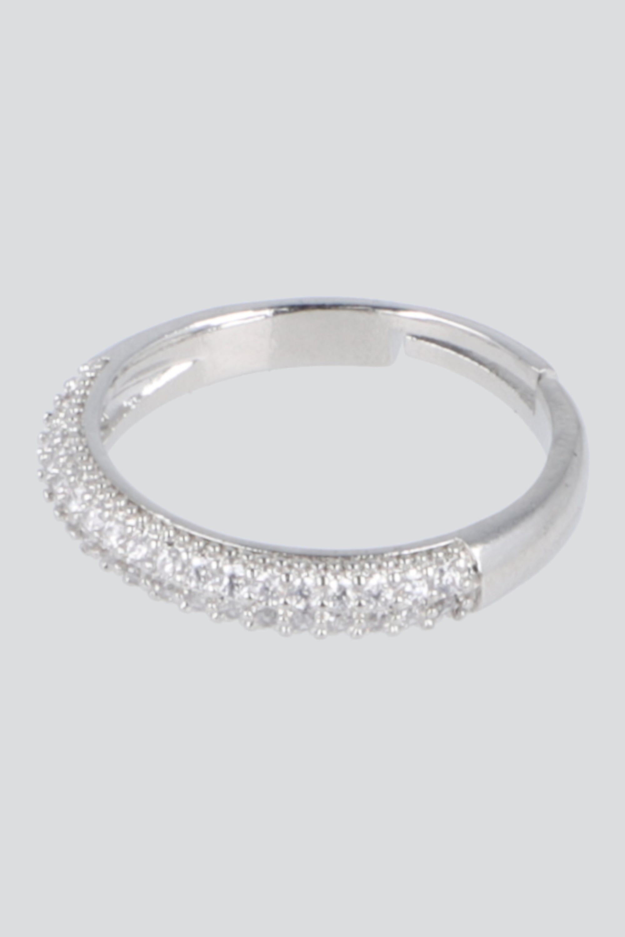 ANILLO SENCILLO BRILLOS PQ PLATA