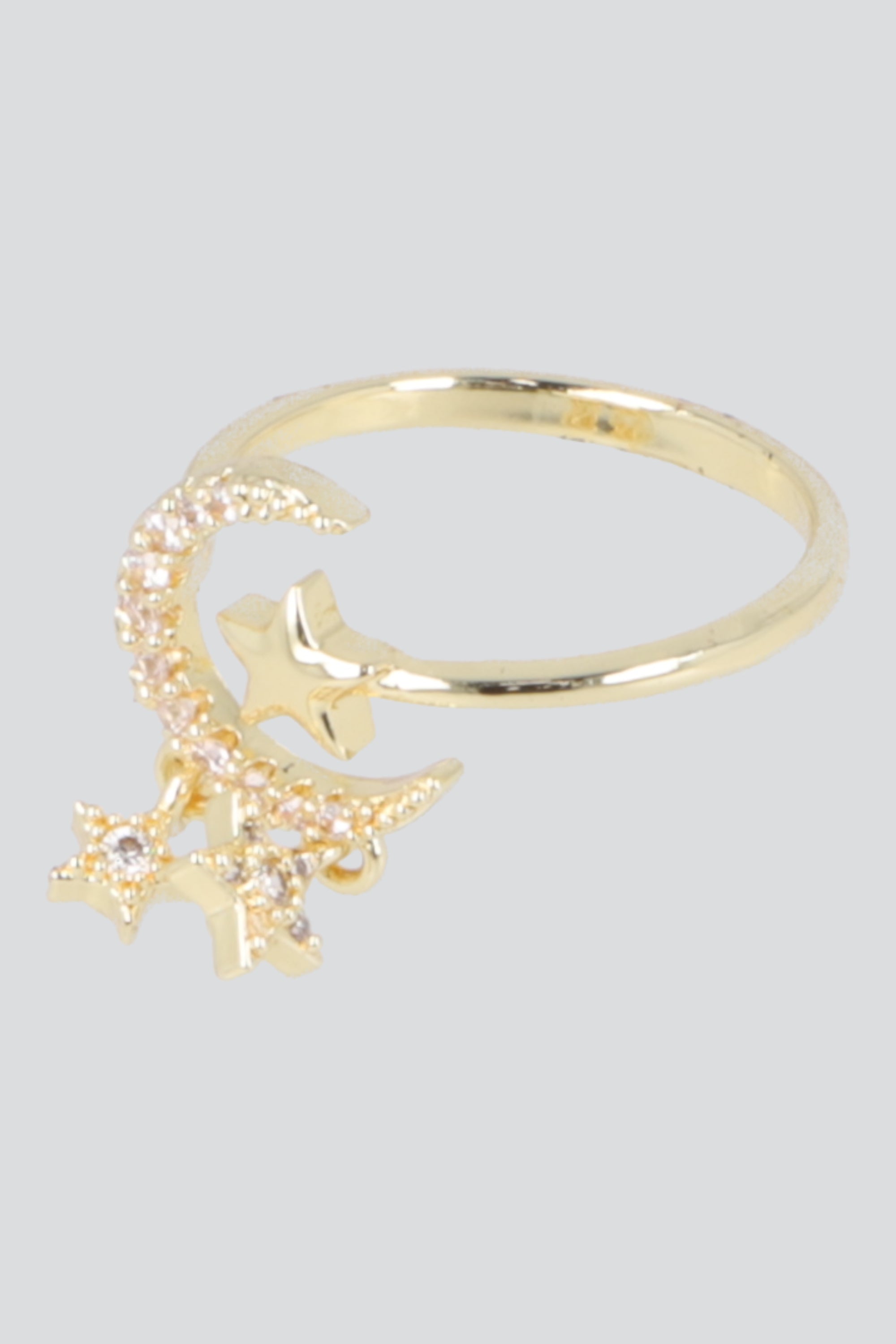 ANILLO LUNA ESTRELLA PQ ORO
