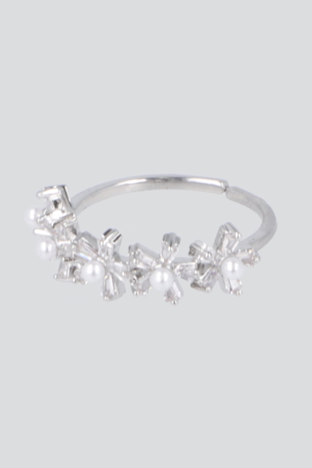 ANILLO MULTIFLORES PQ PLATA