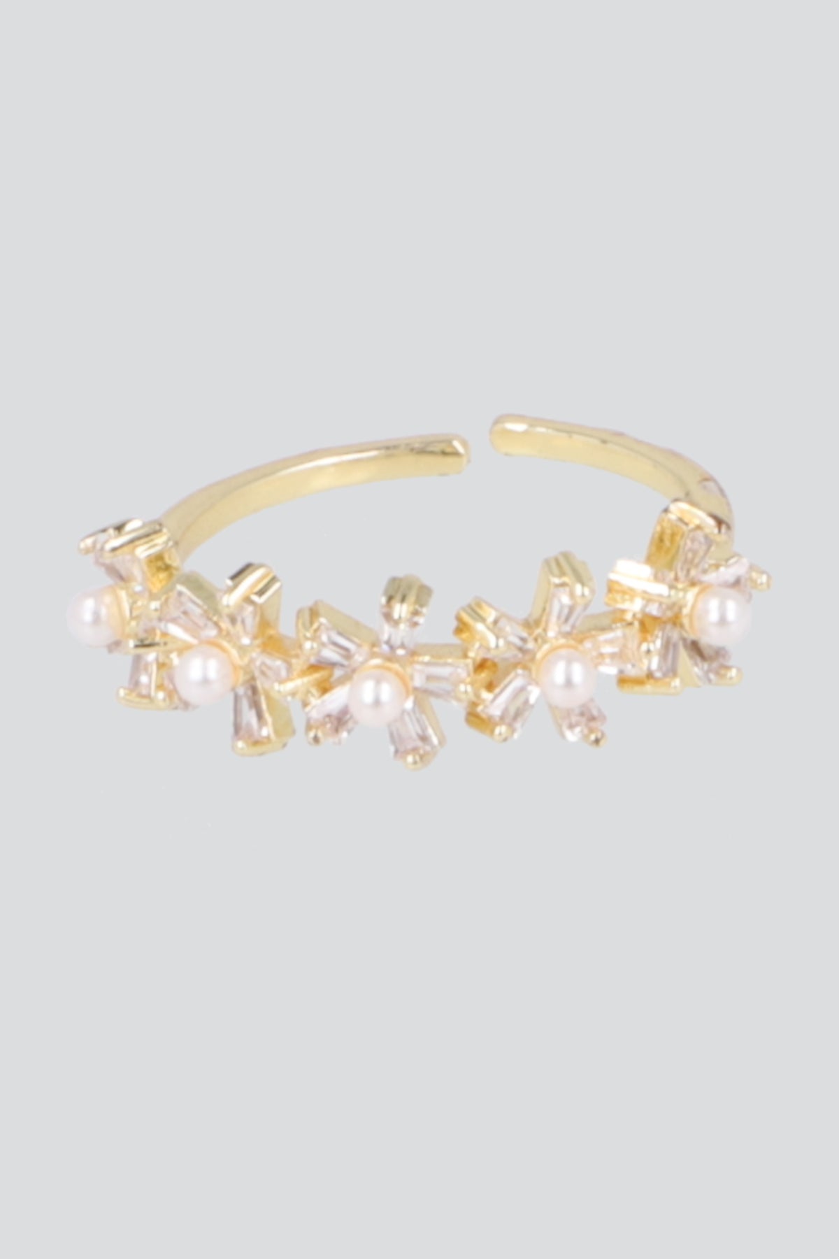 ANILLO MULTIFLORES PQ ORO
