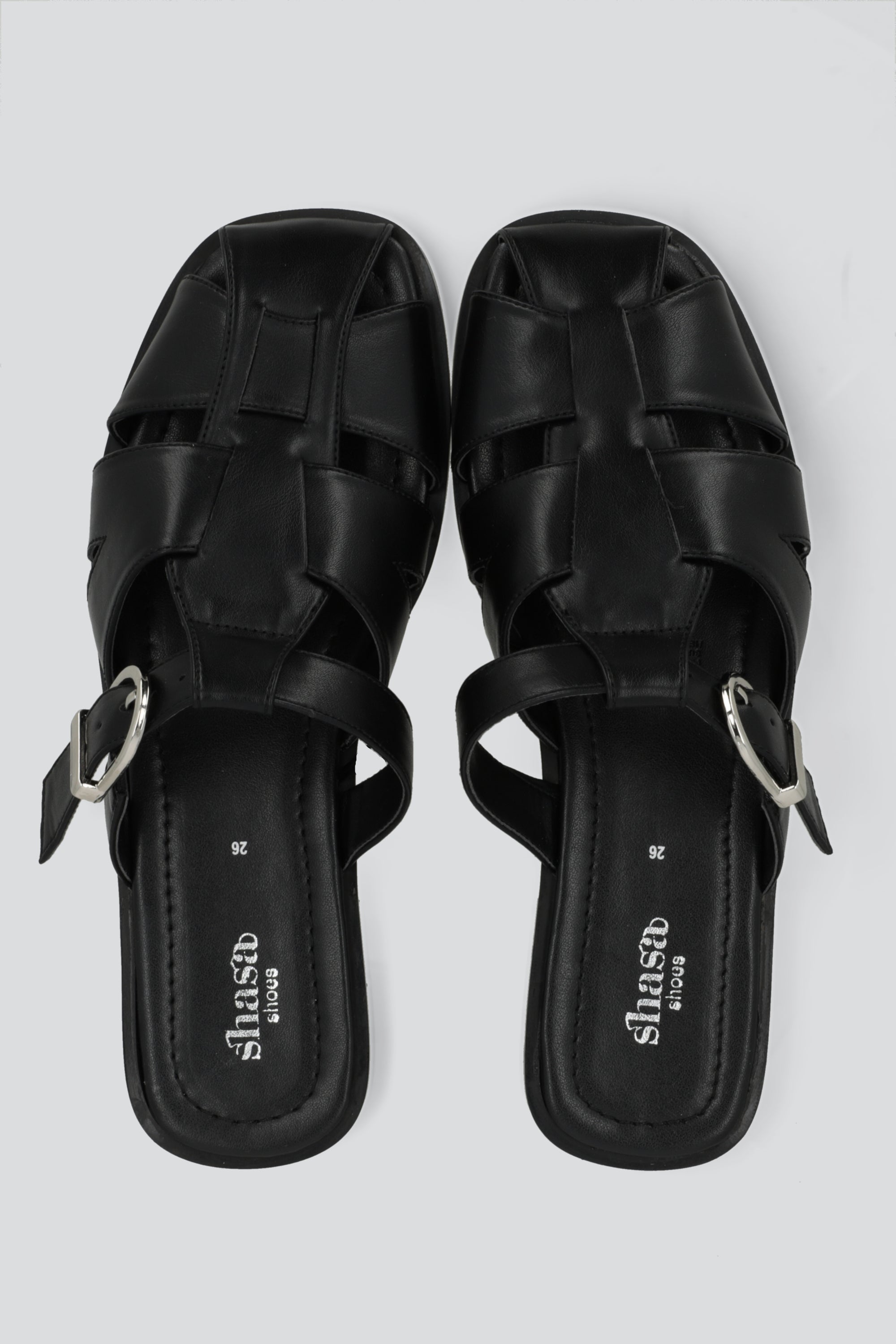 Sandalia cangrejera mula NEGRO