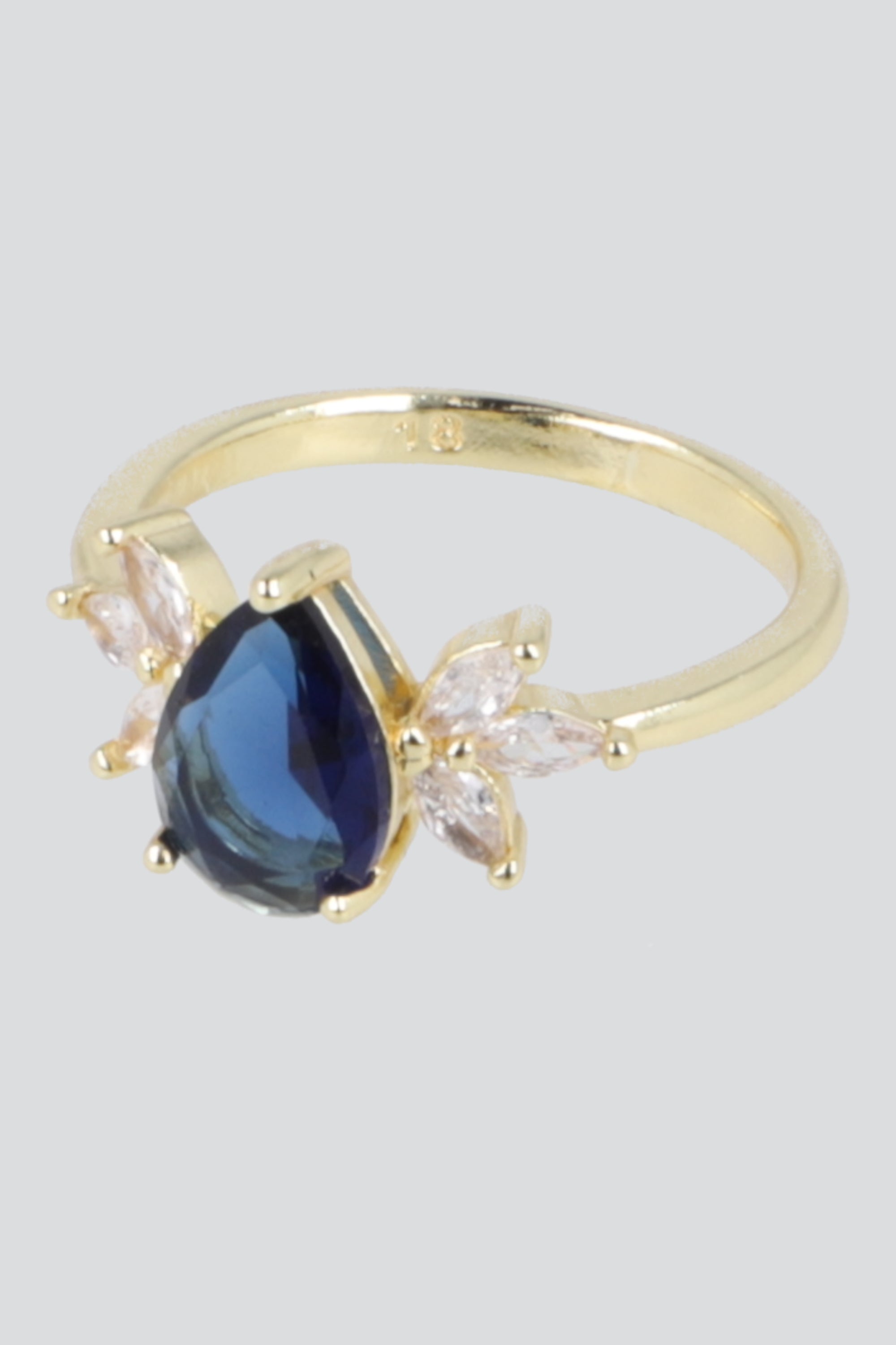 ANILLO GOTA COLOR PQ ORO