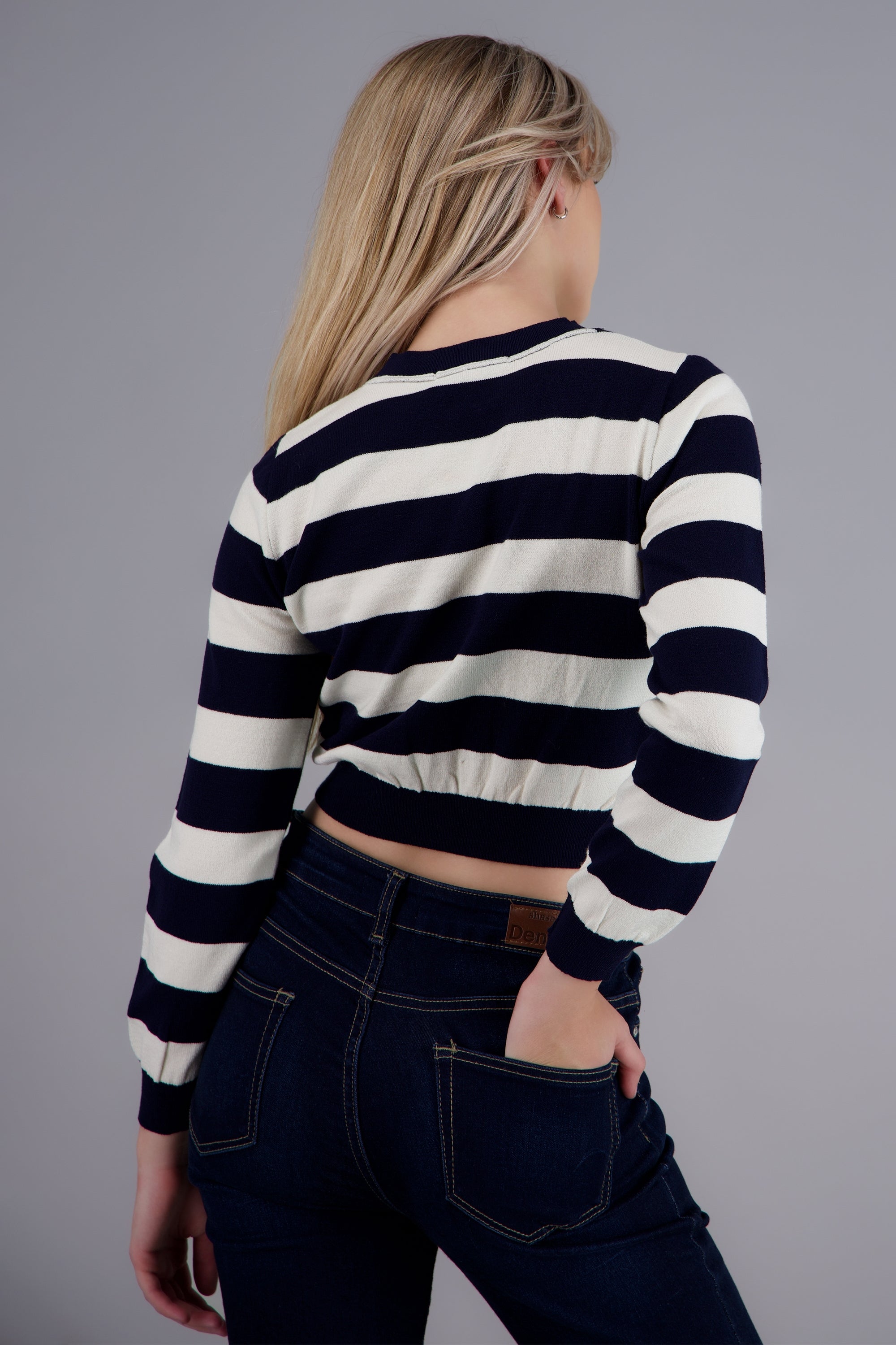 Sueter basico lineas MARINO COMBO