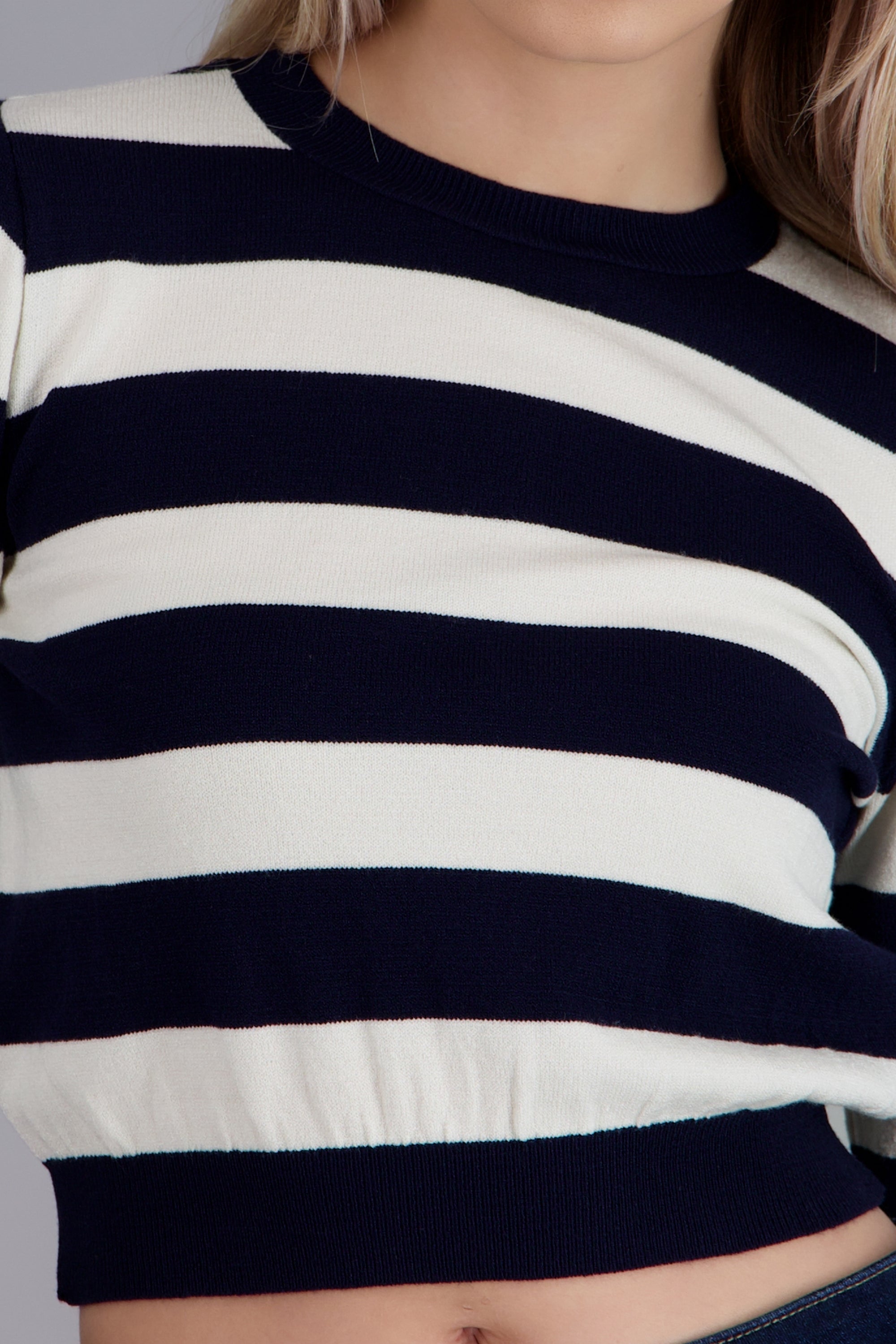 Sueter basico lineas MARINO COMBO
