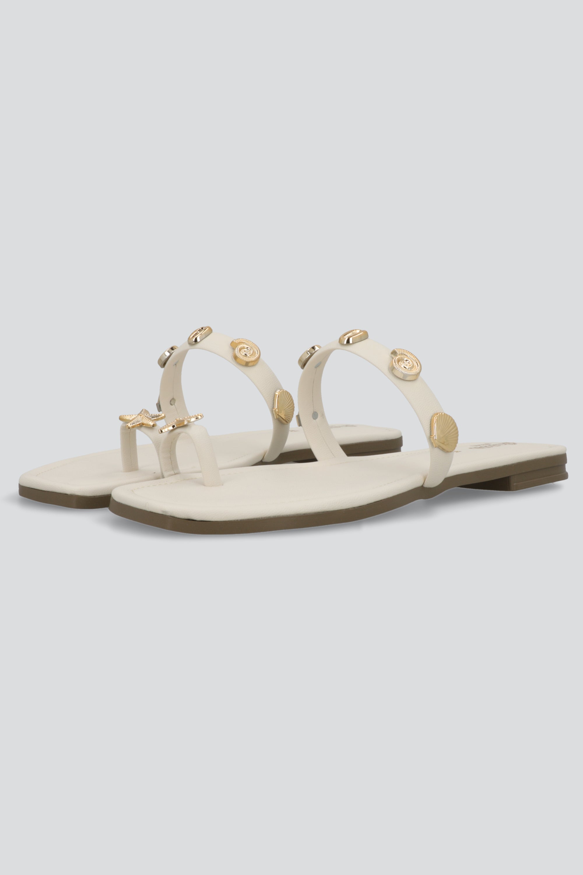 SANDALIA DEDO ESTRELLA MAR HUESO