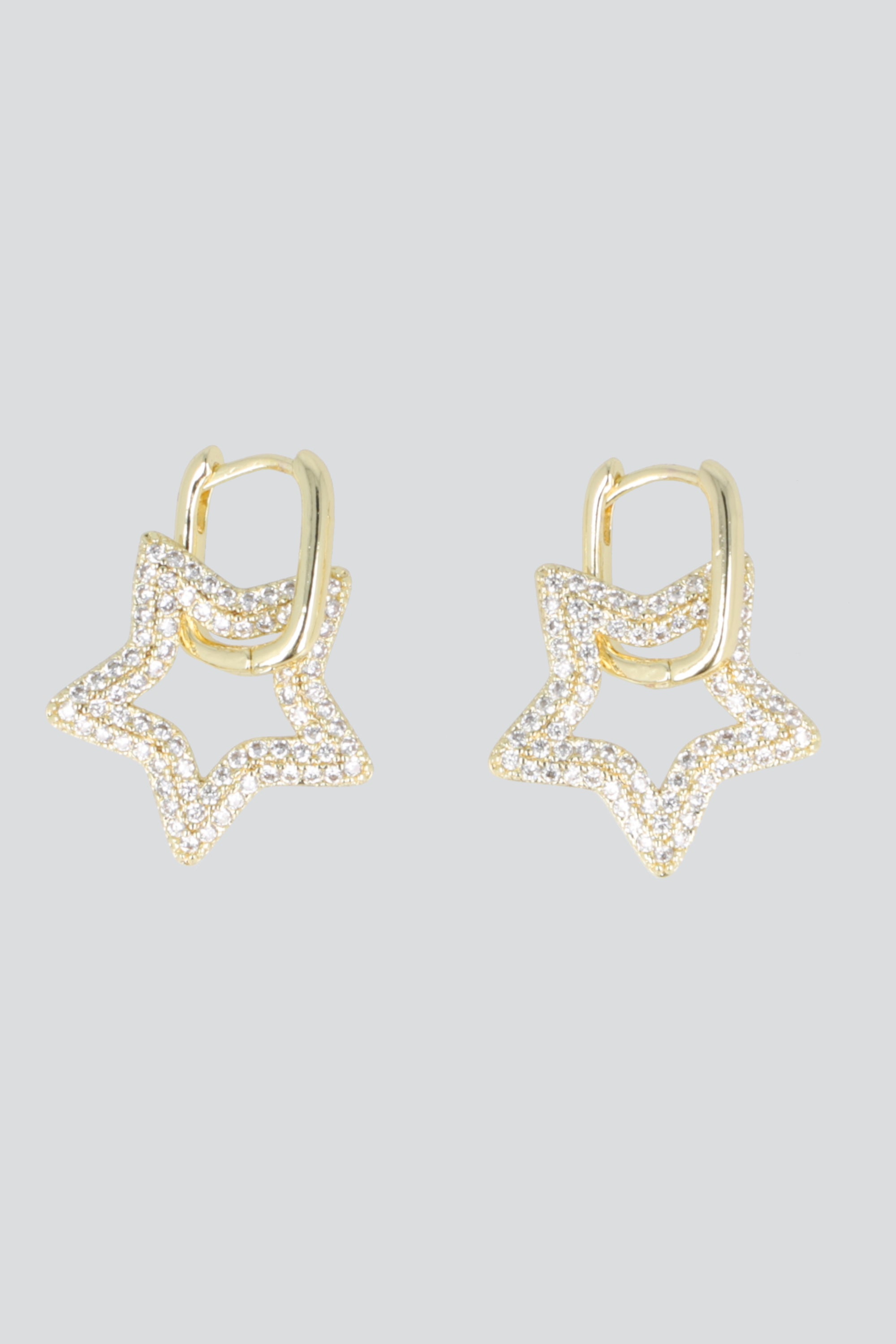 Arracadas estrellas full brillos ORO