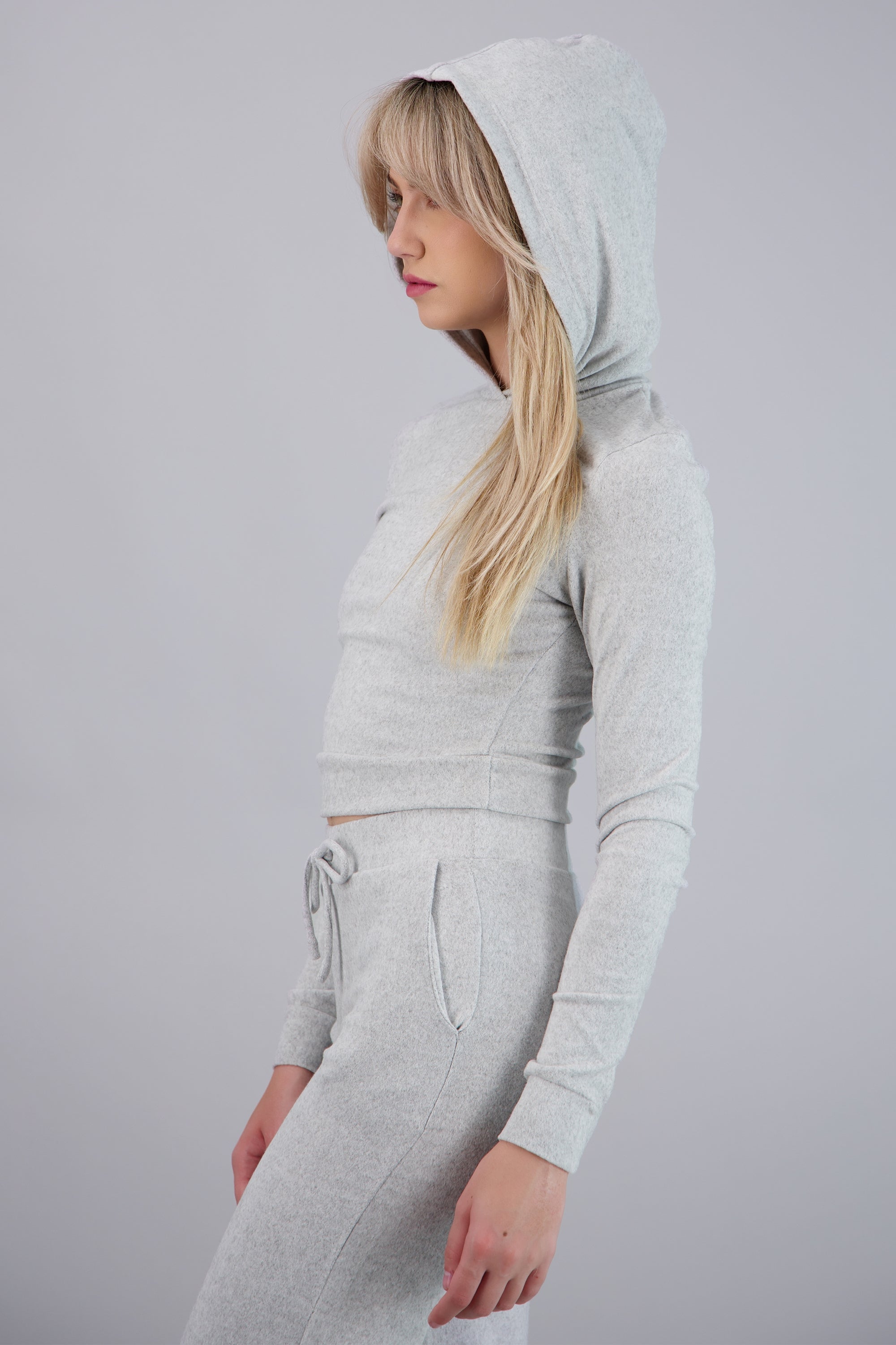 Sudadera tacto suave GRIS JASPE