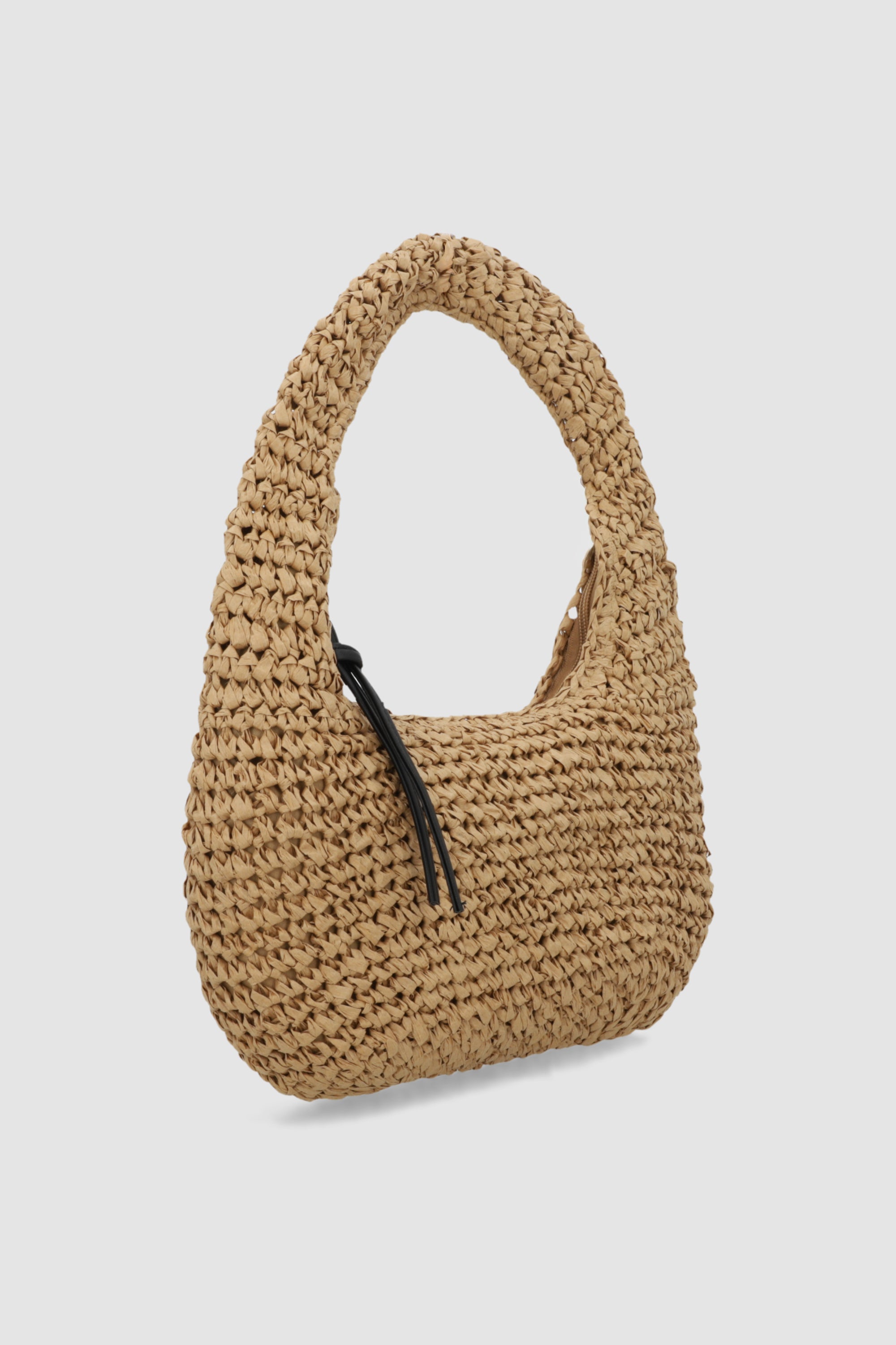 BOLSA HOMBRO RAFIA TEJIDA TAN