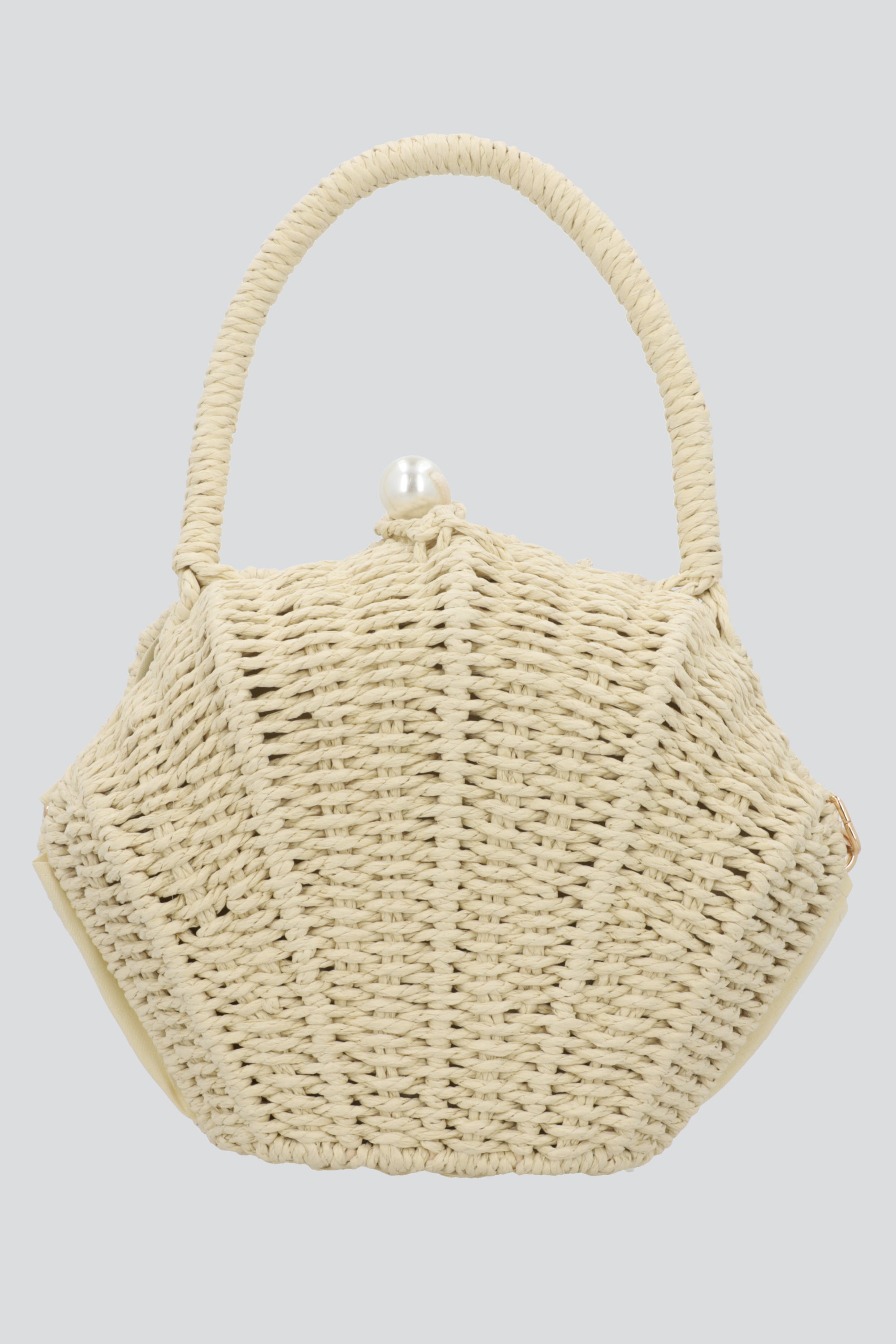BOLSA ESTRUCTURA CONCHA BEIGE