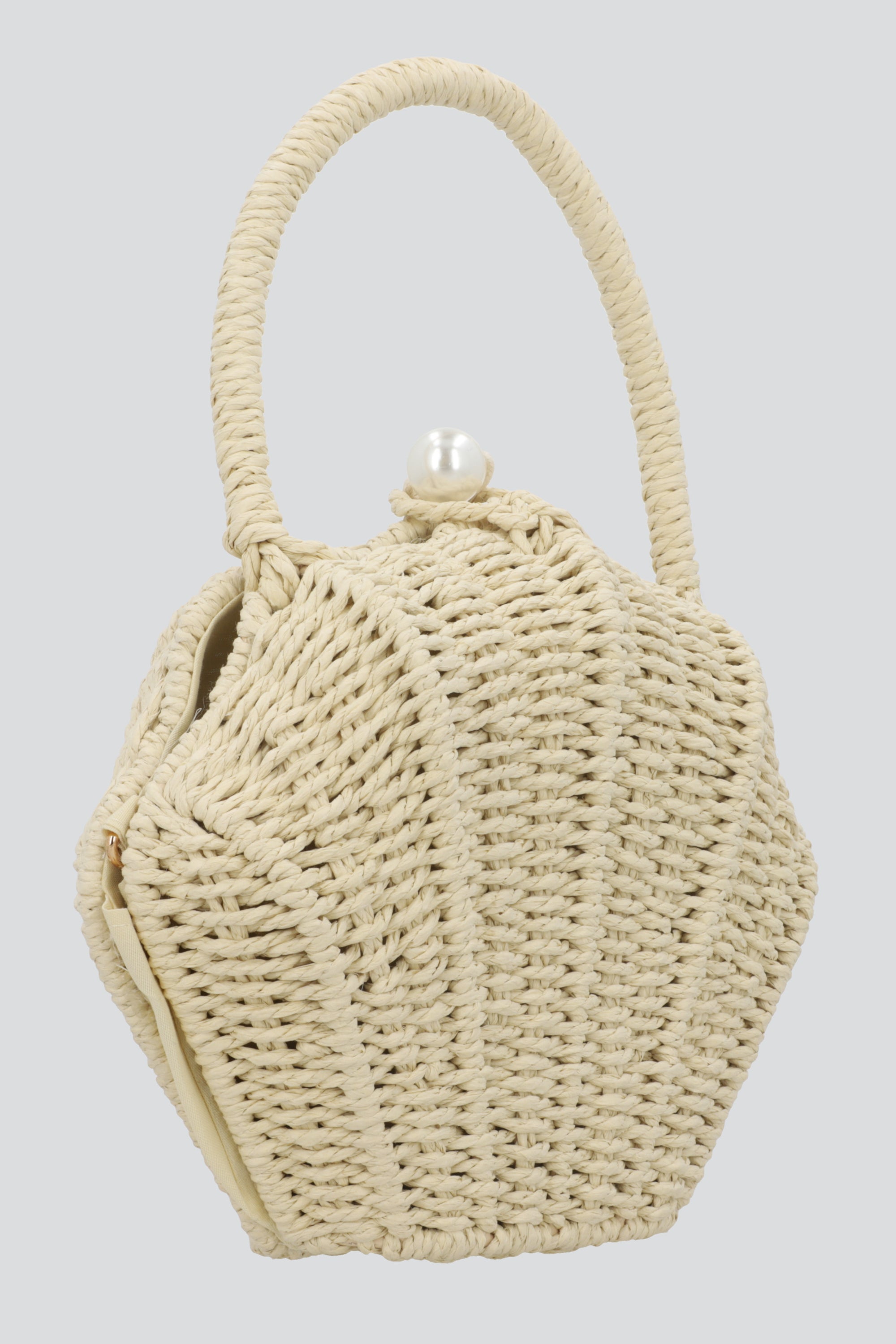 BOLSA ESTRUCTURA CONCHA BEIGE