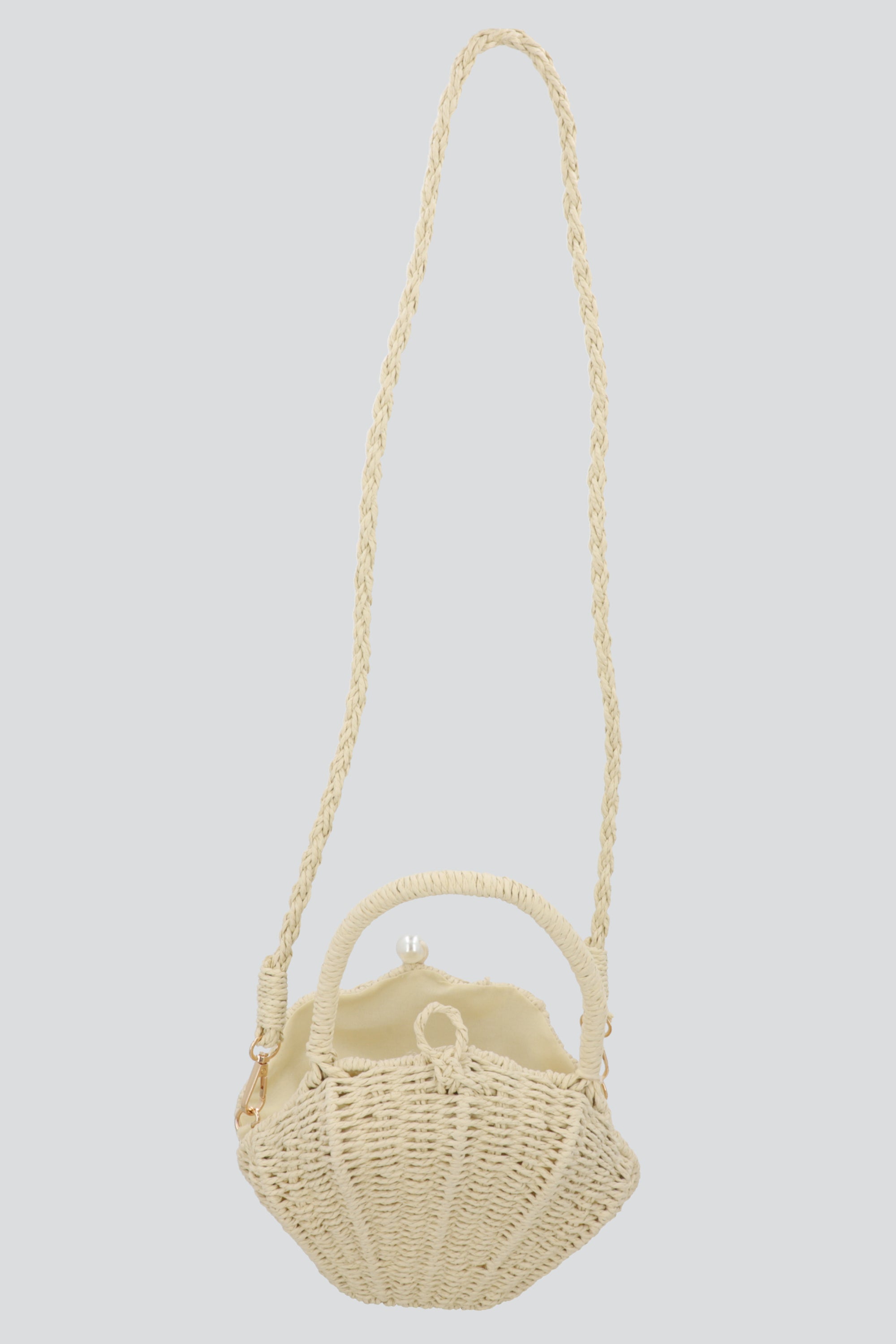 BOLSA ESTRUCTURA CONCHA BEIGE