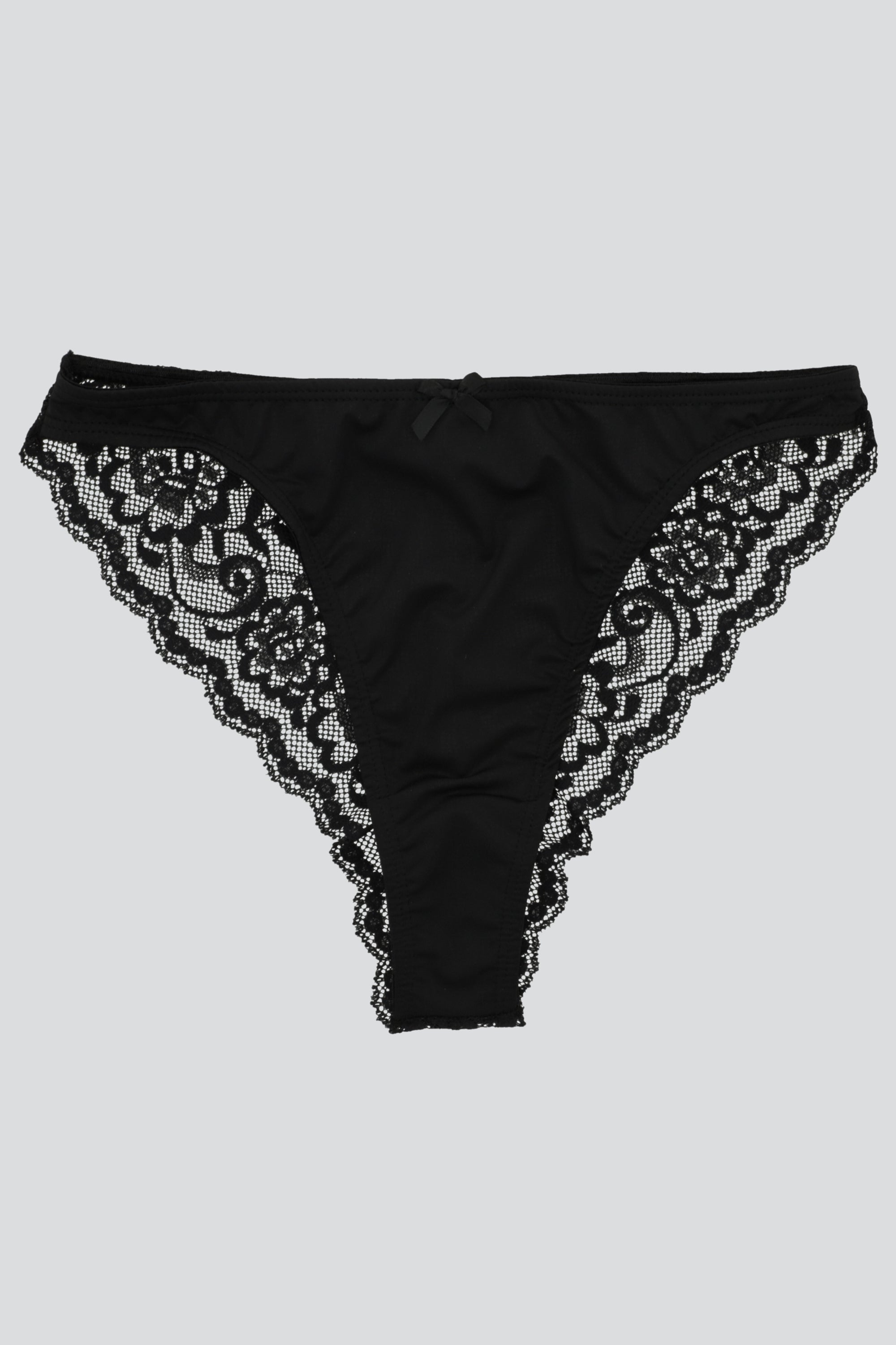 Bikini encaje trasero NEGRO