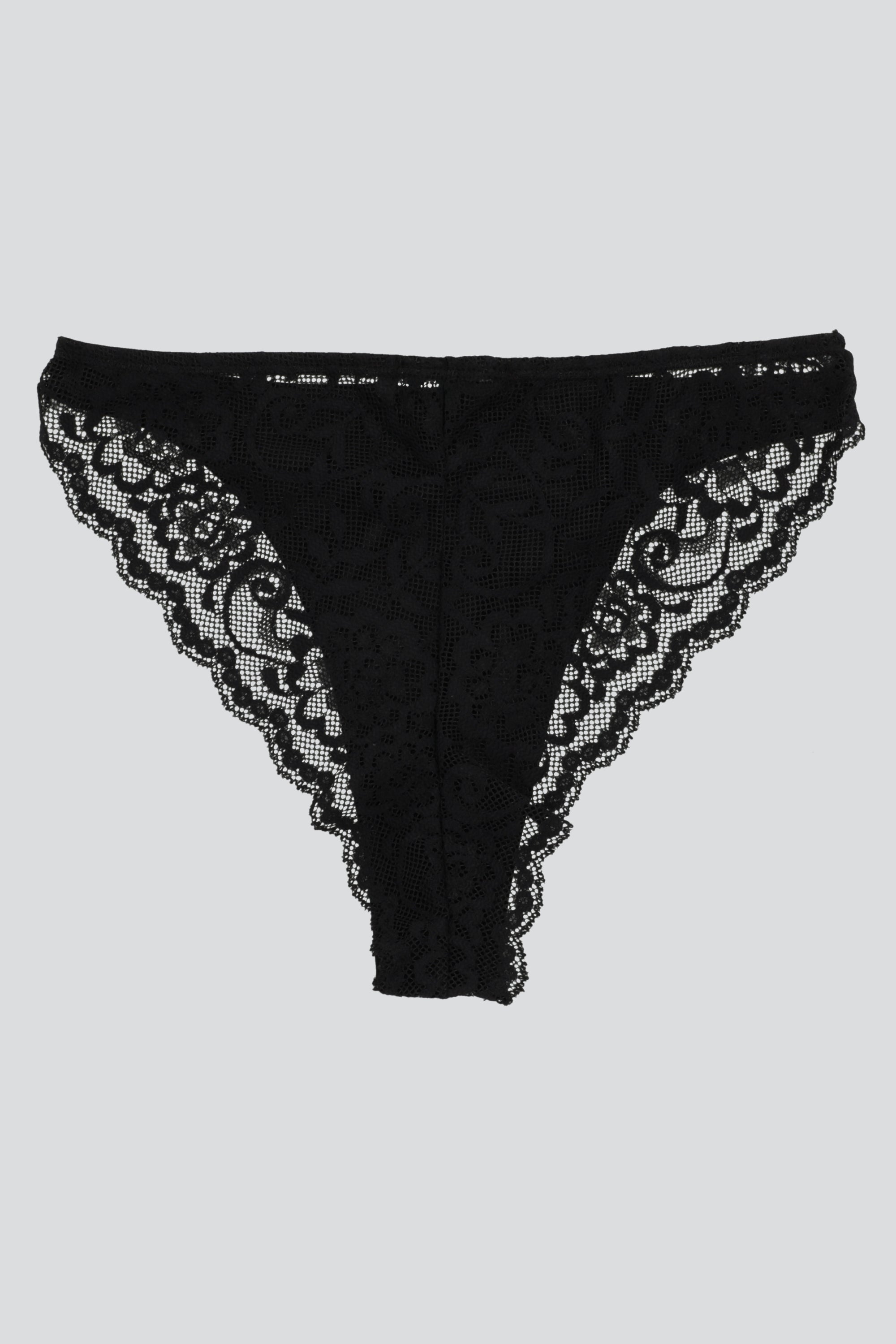 Bikini encaje trasero NEGRO