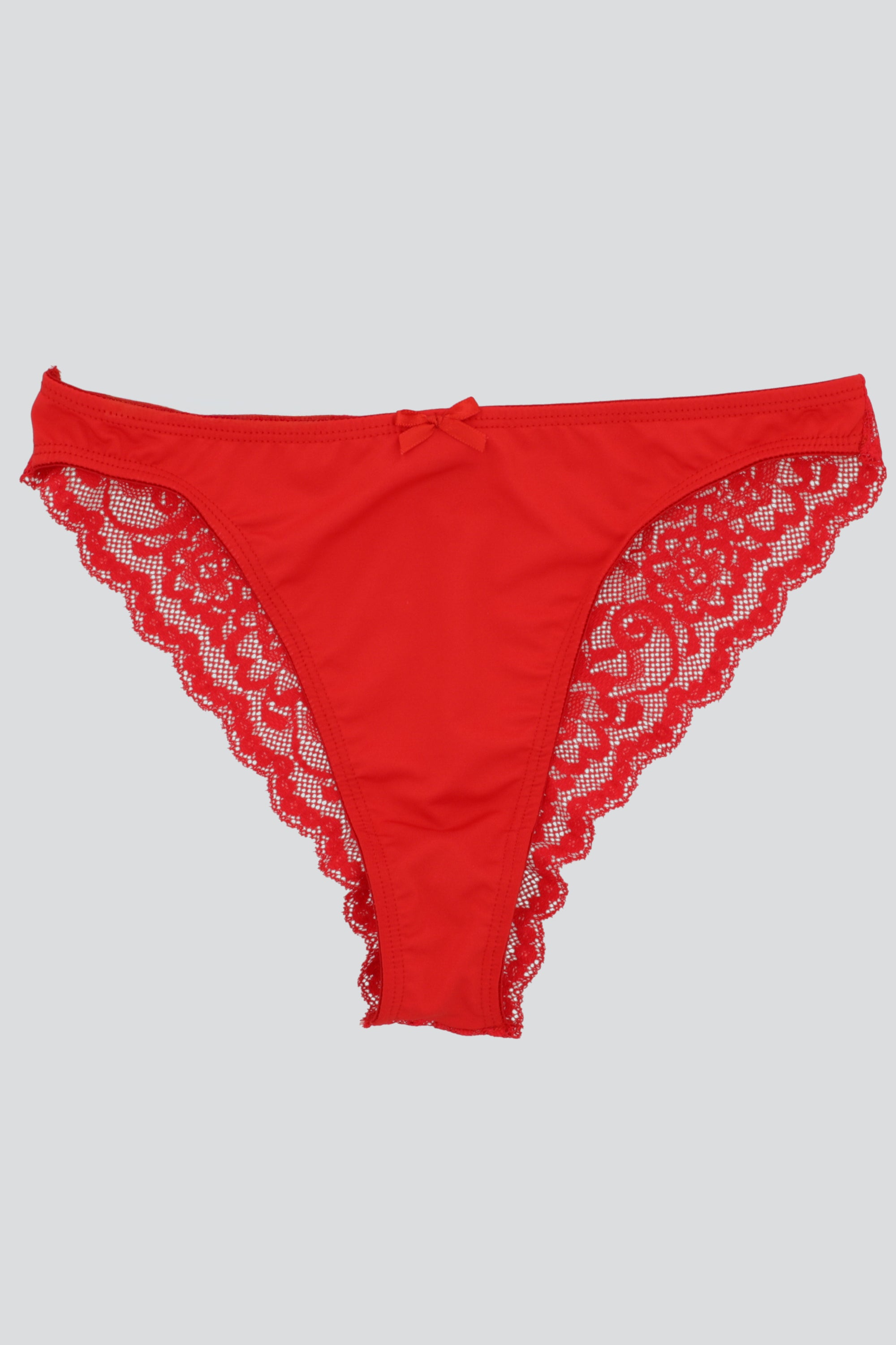 Bikini encaje trasero ROJO