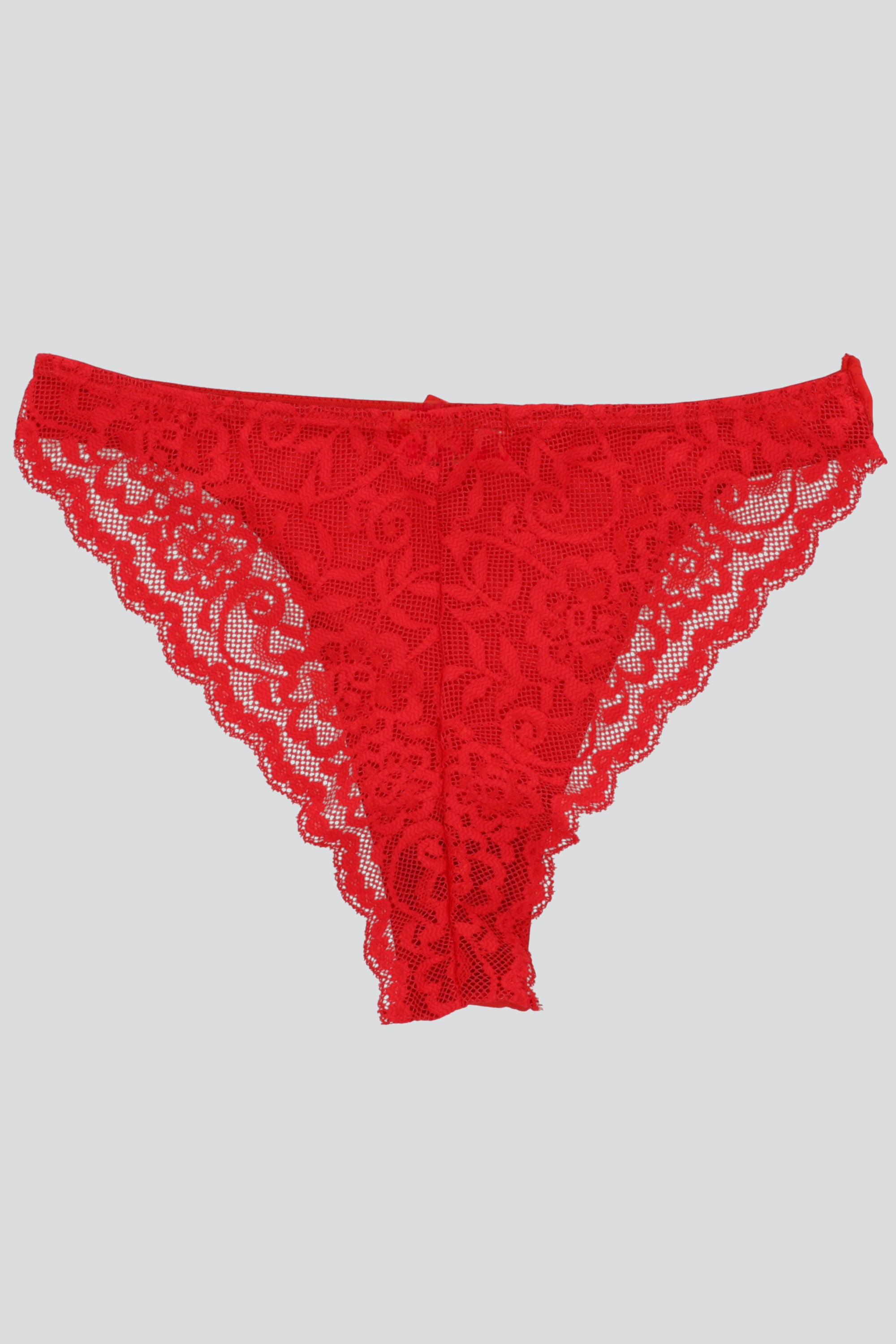 Bikini encaje trasero ROJO