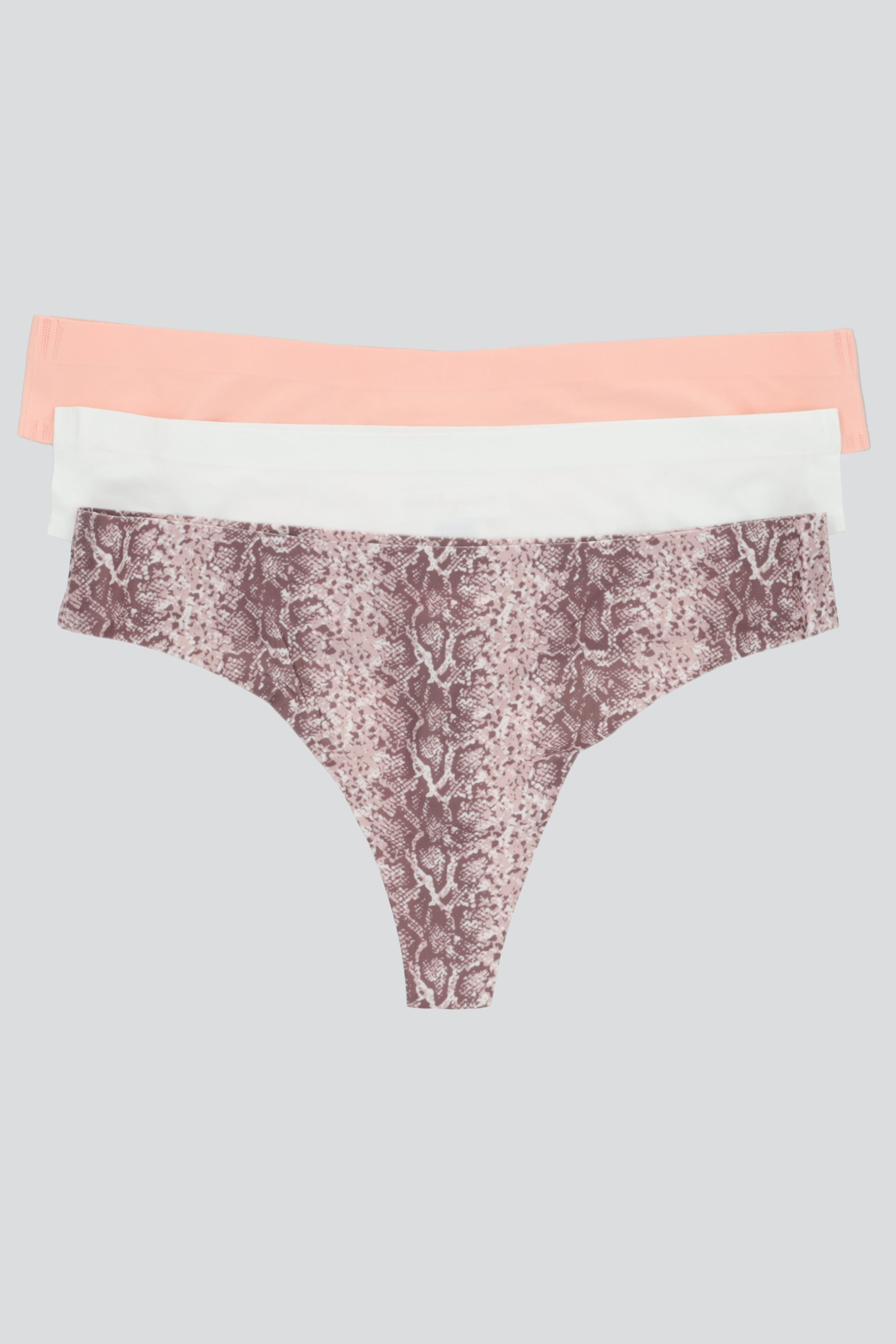 Tripack tanga seamless animal print ROSA COMBO