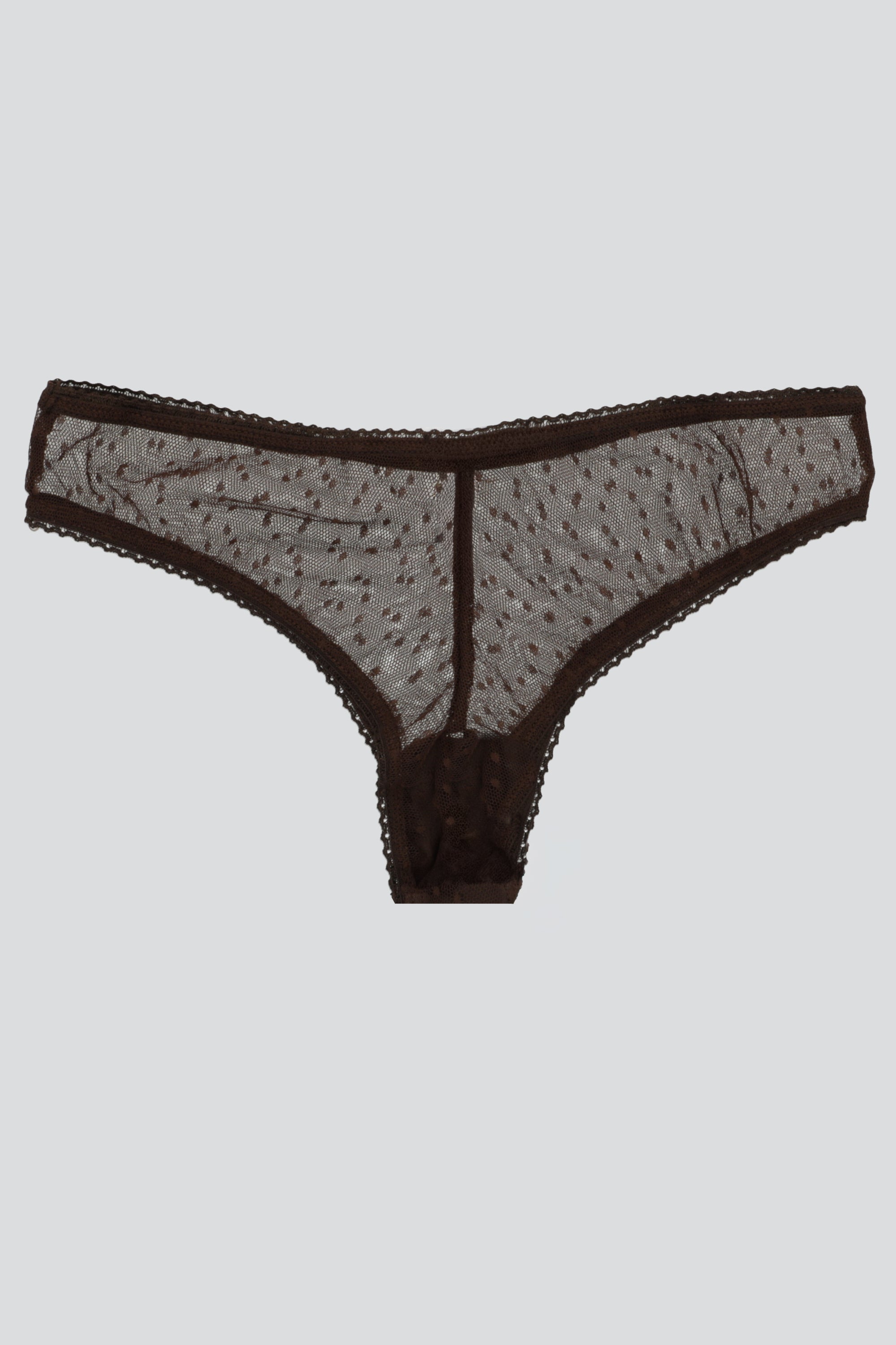 Tanga mesh puntos CAFE