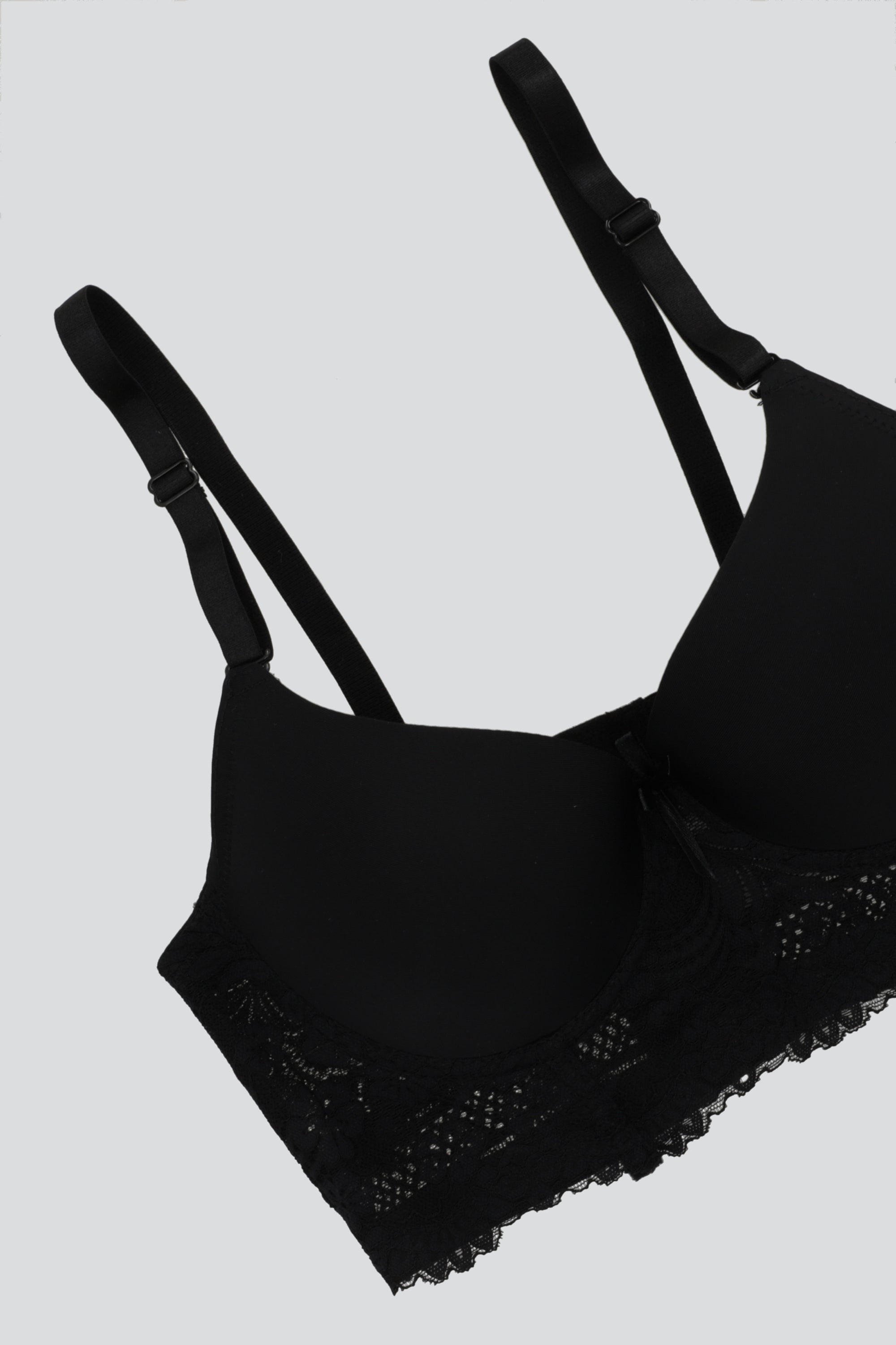 Bra detalle encaje NEGRO