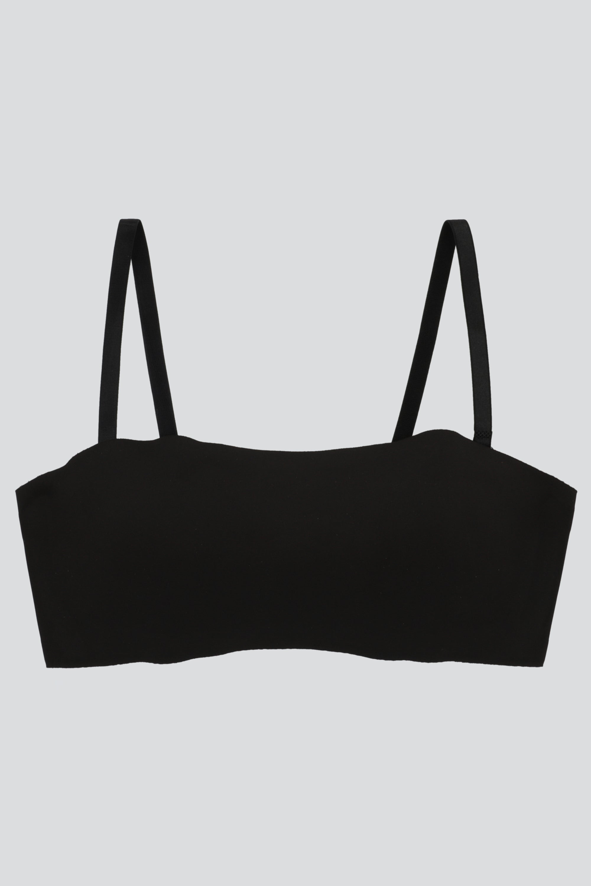 Bra forro tipo bandeau con tirantes removibles NEGRO