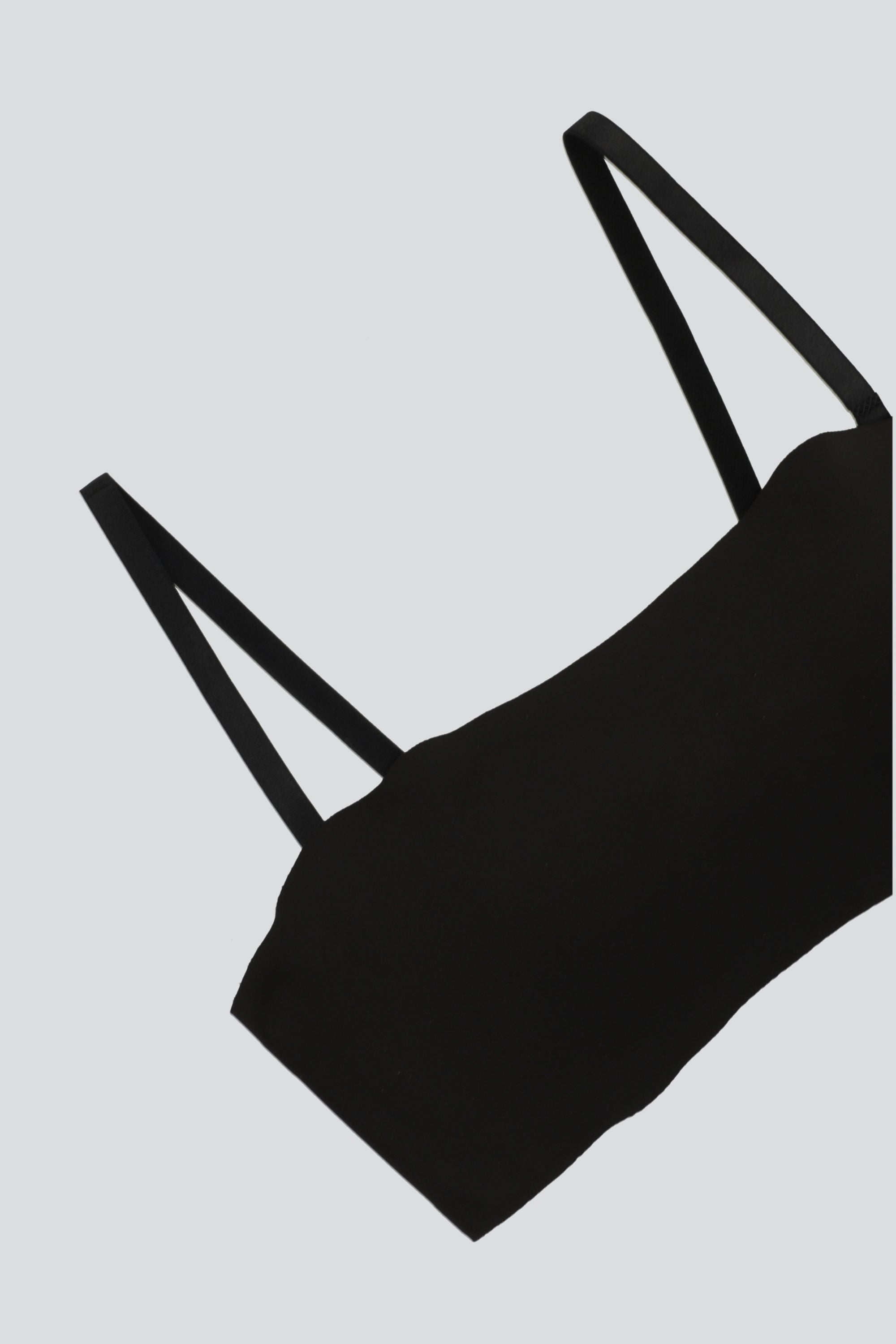 Bra forro tipo bandeau con tirantes removibles NEGRO