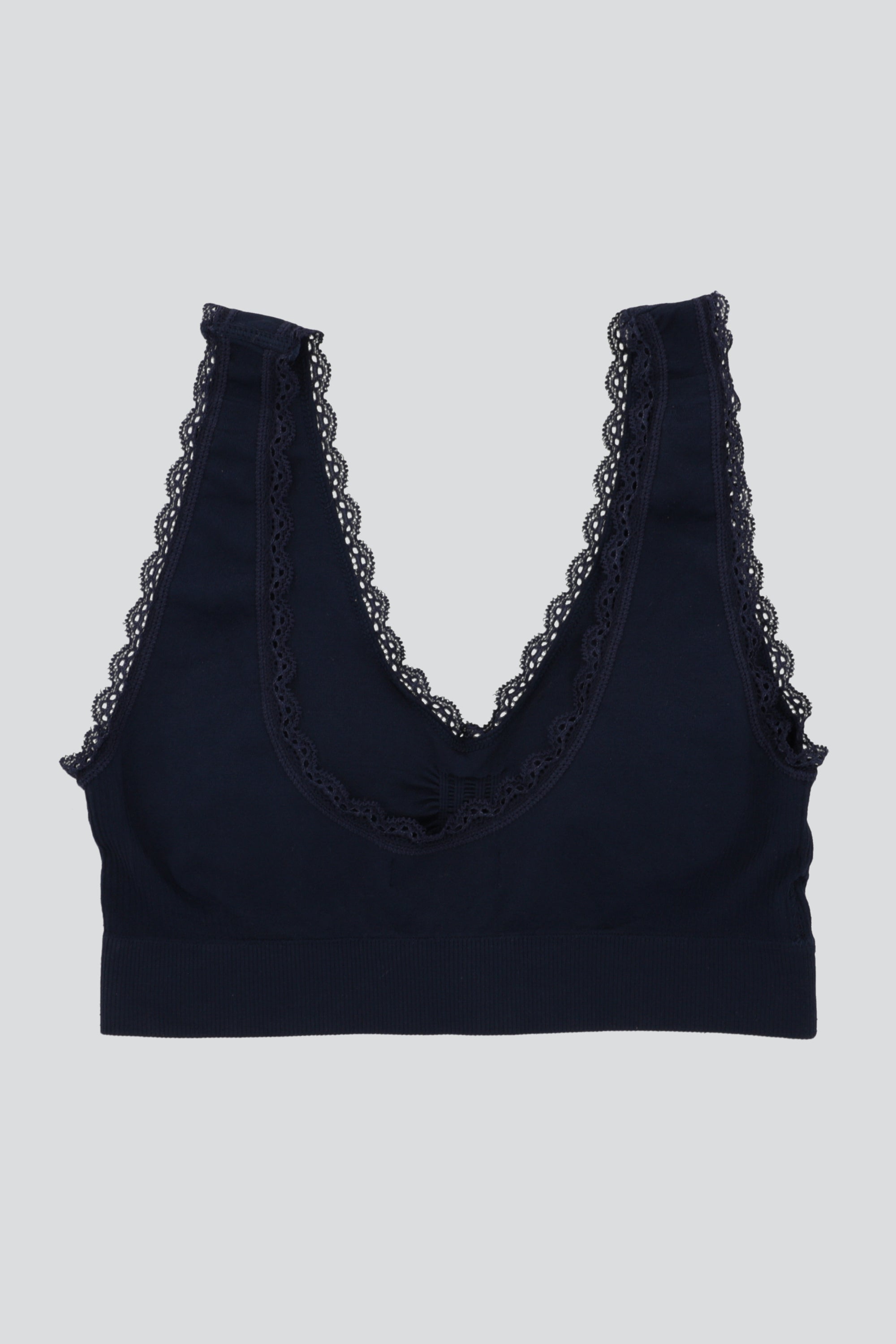 Bralette detalle encaje AZUL