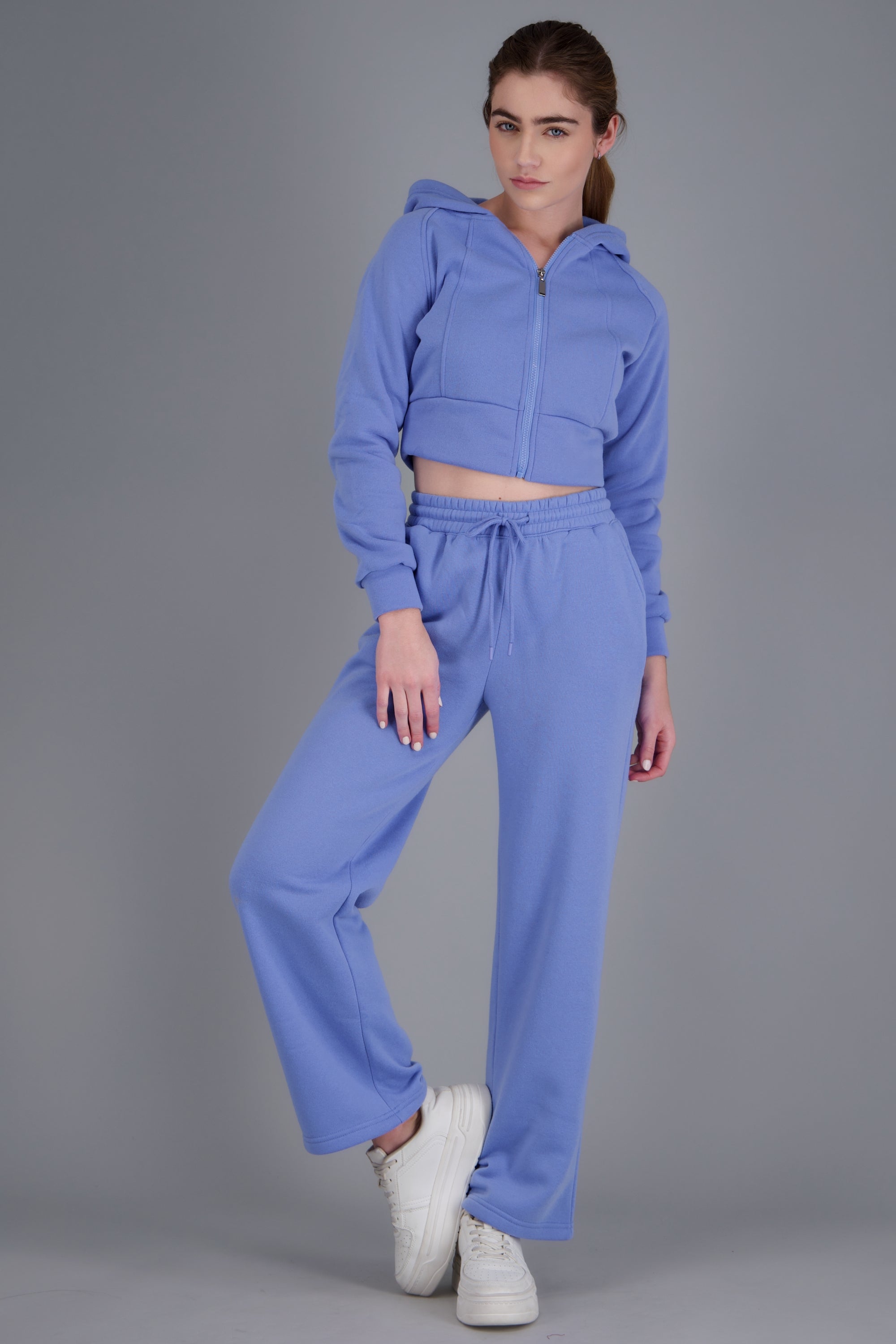pants tacto suave liso AZUL