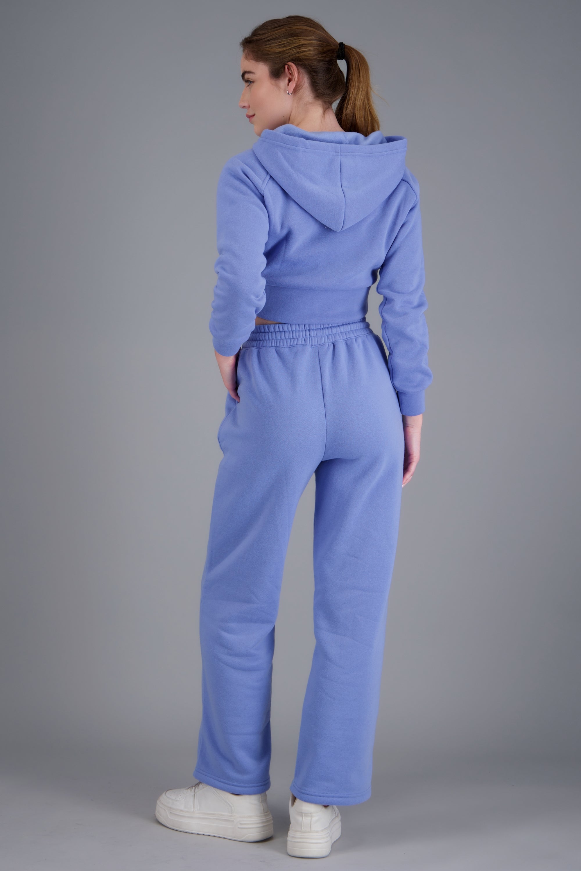 pants tacto suave liso AZUL