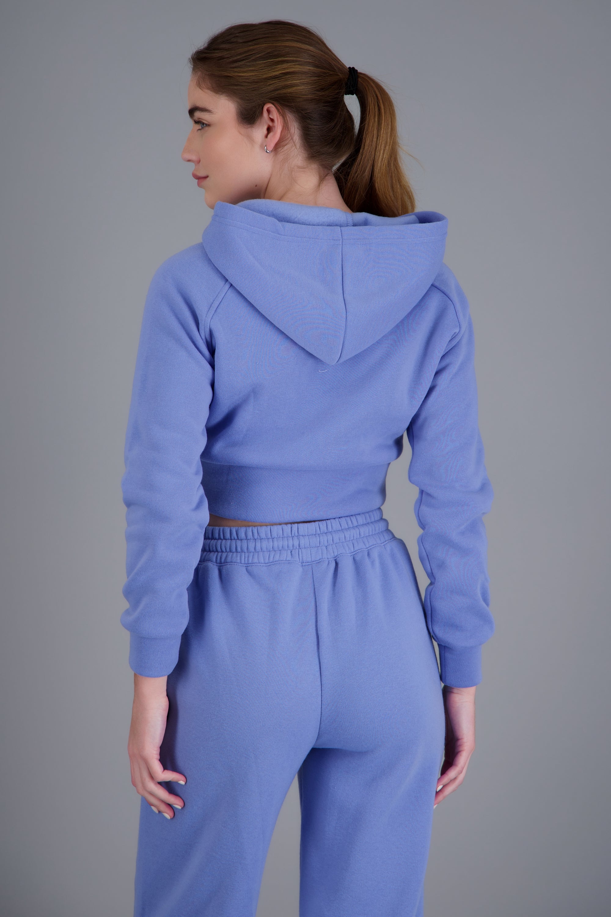 sudadera tacto suave lisa AZUL