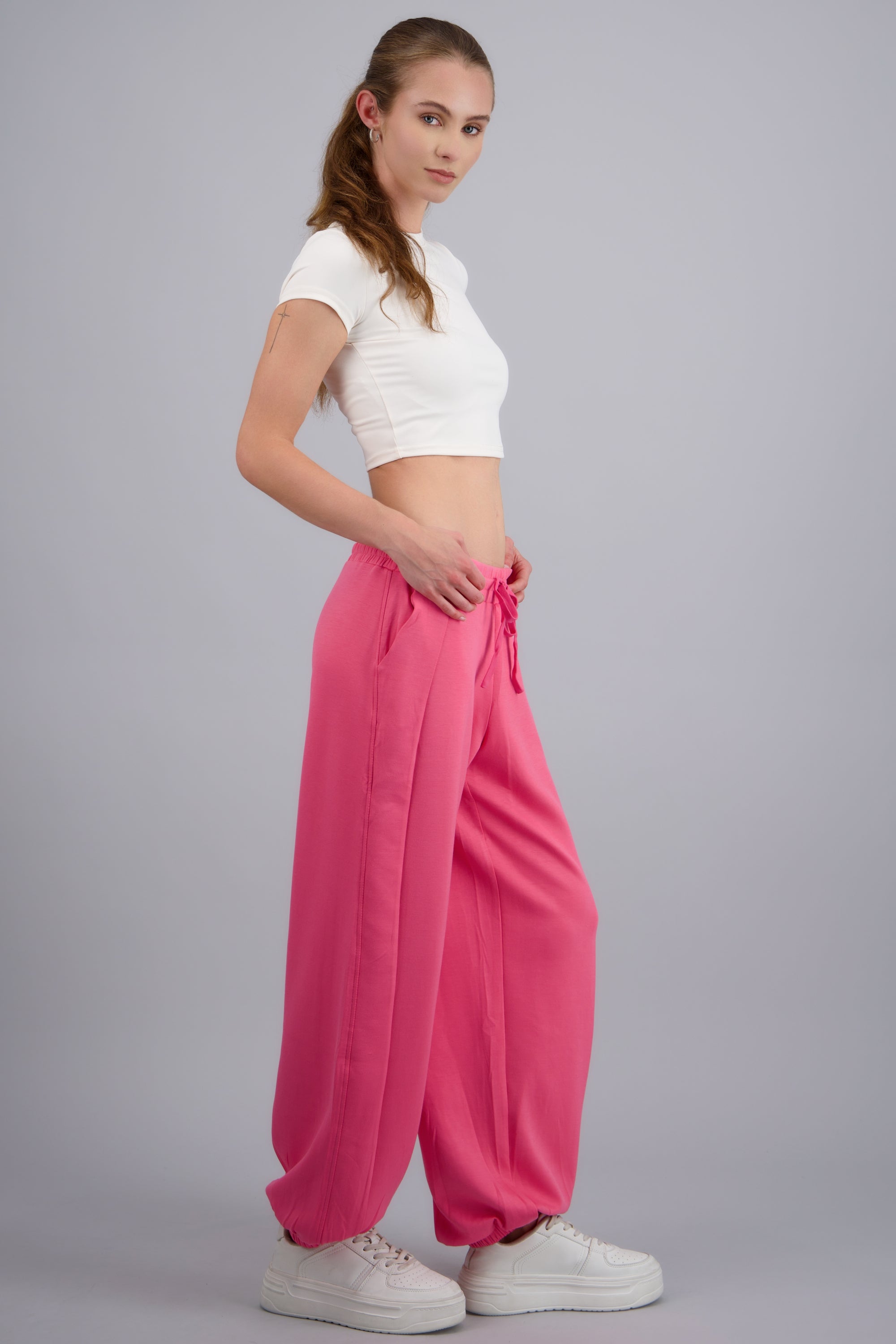 Joggers tacto suave ROSA