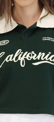 Polo boxy contraste California