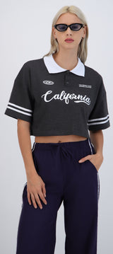 Polo boxy contraste California