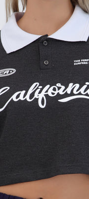 Polo boxy contraste California