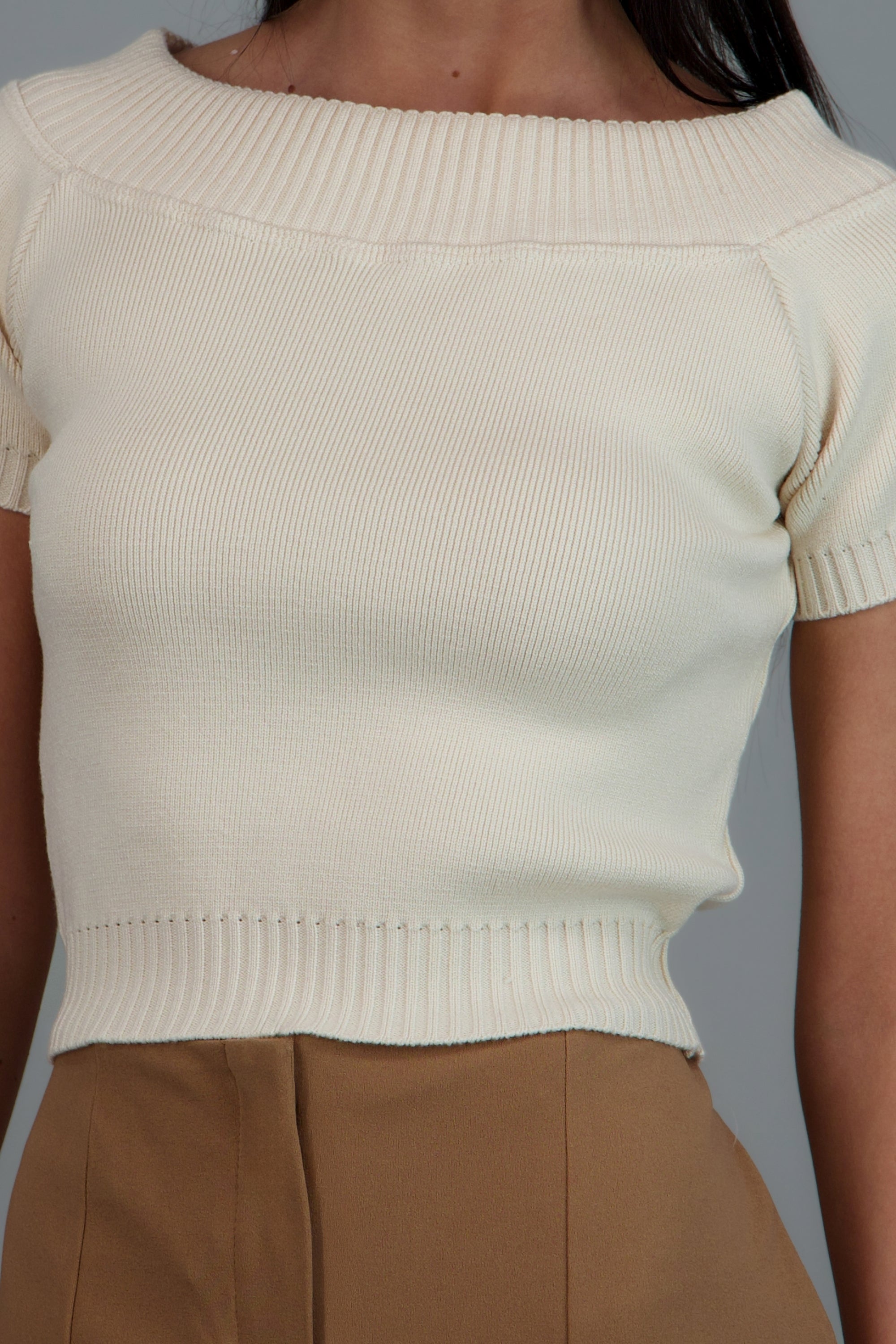 top canale bold BEIGE