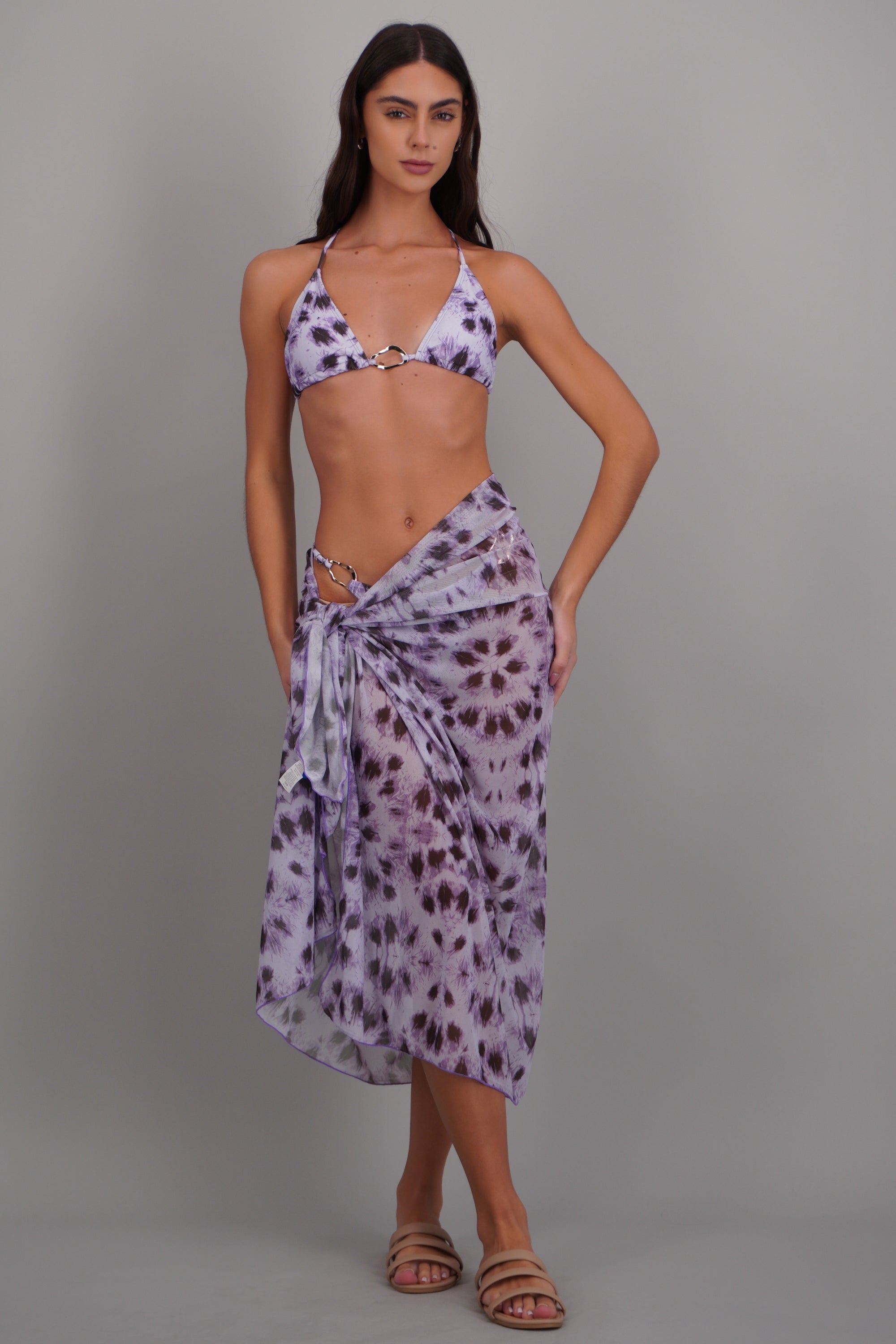 Bikini tres piezas estampado degradado