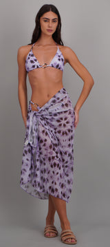Bikini tres piezas estampado degradado