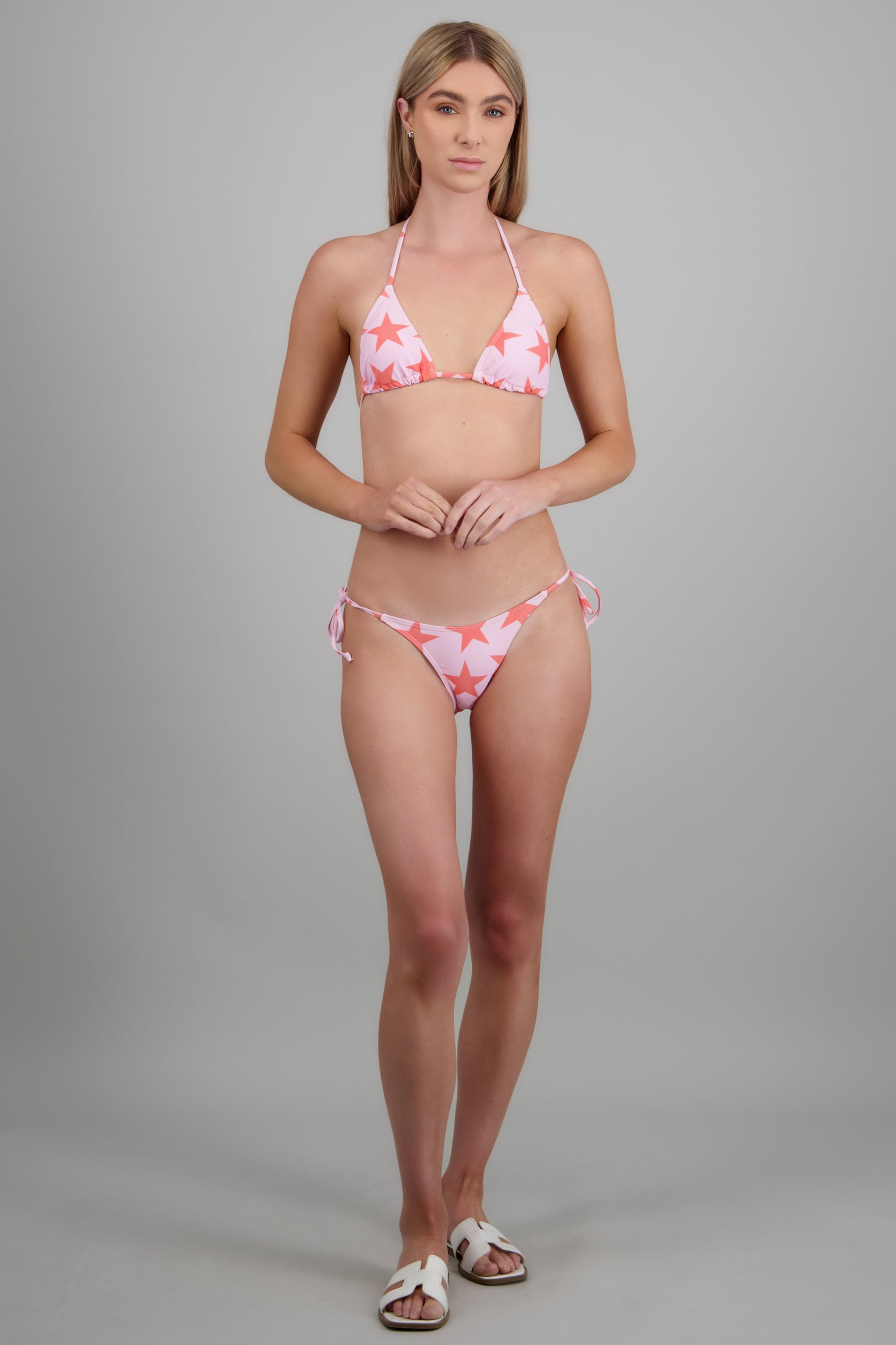 Bikini estampado estrellas ROSA
