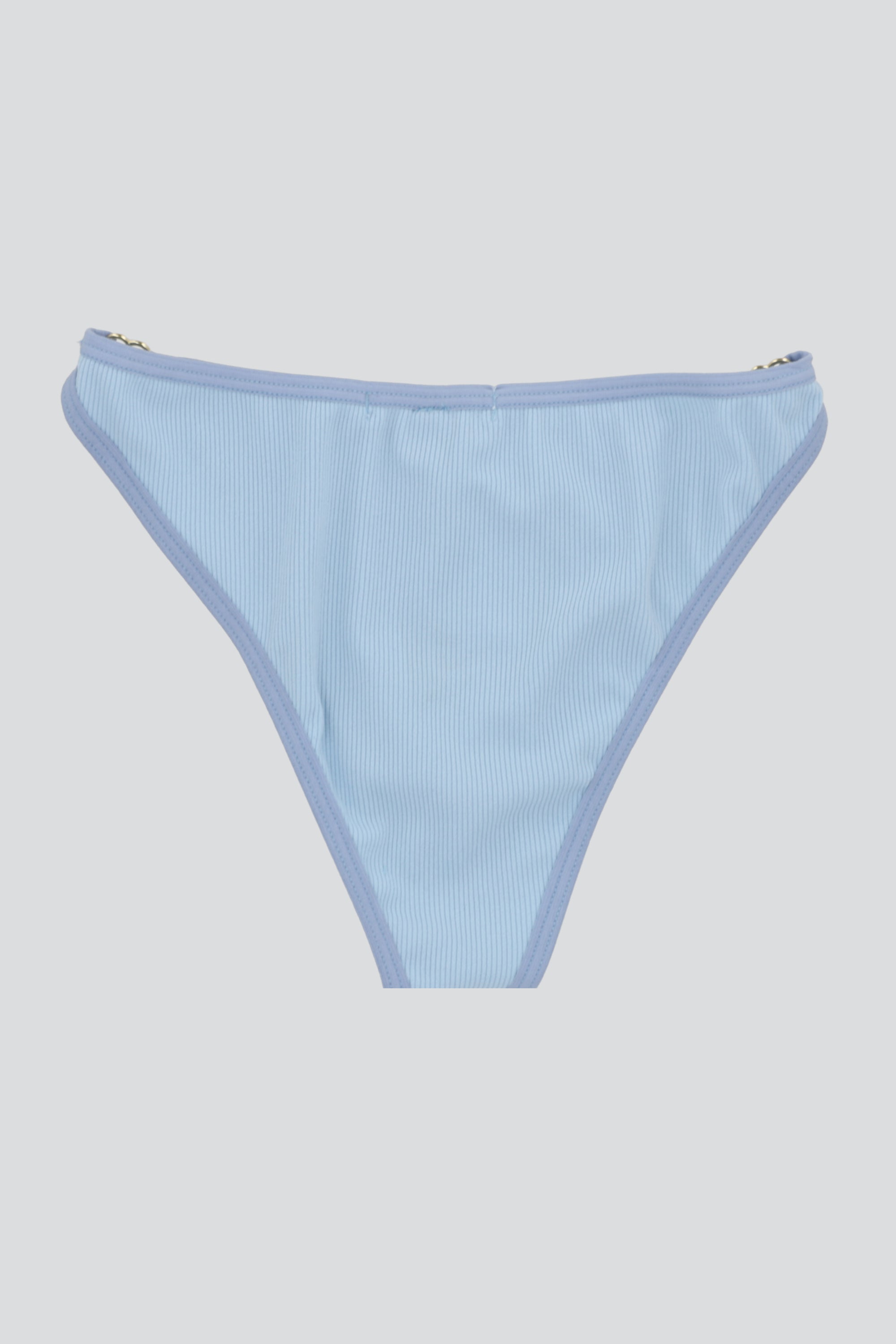 Bikini rib detalle corazon AZUL CIELO