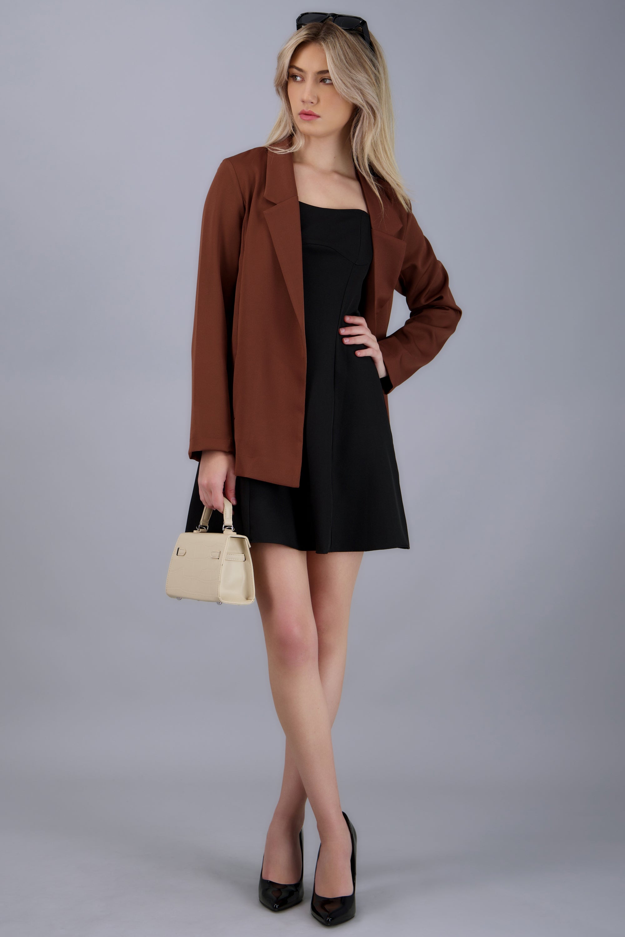 Saco liso ligero CHOCOLATE