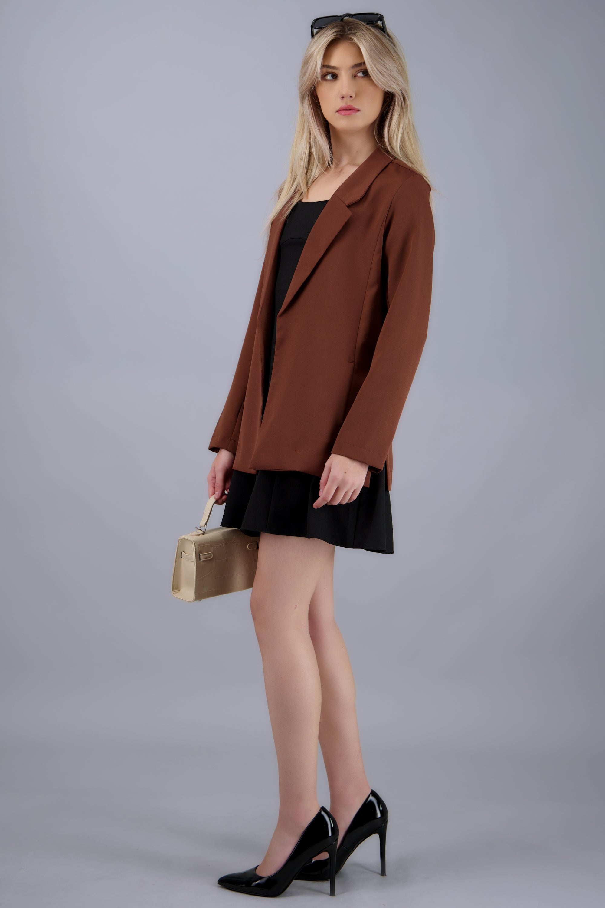 Saco liso ligero CHOCOLATE