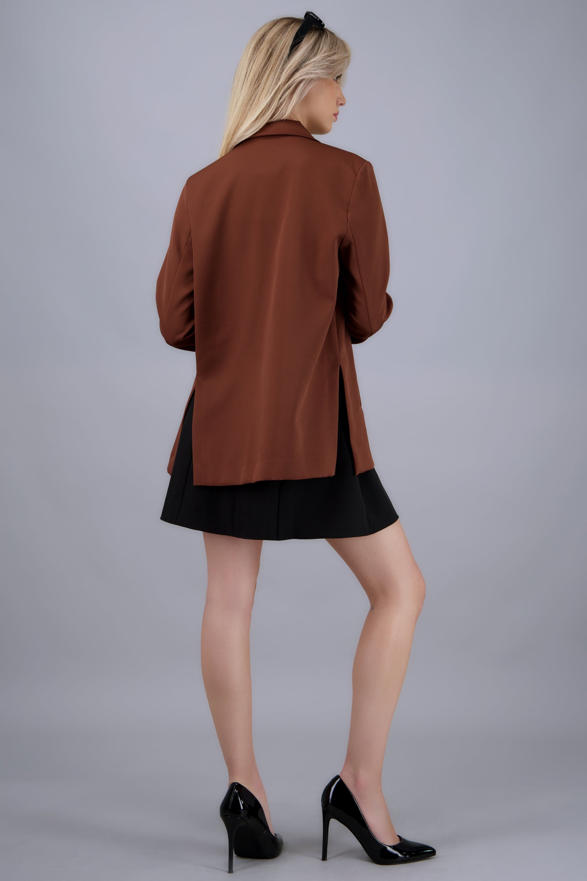 Saco liso ligero CHOCOLATE