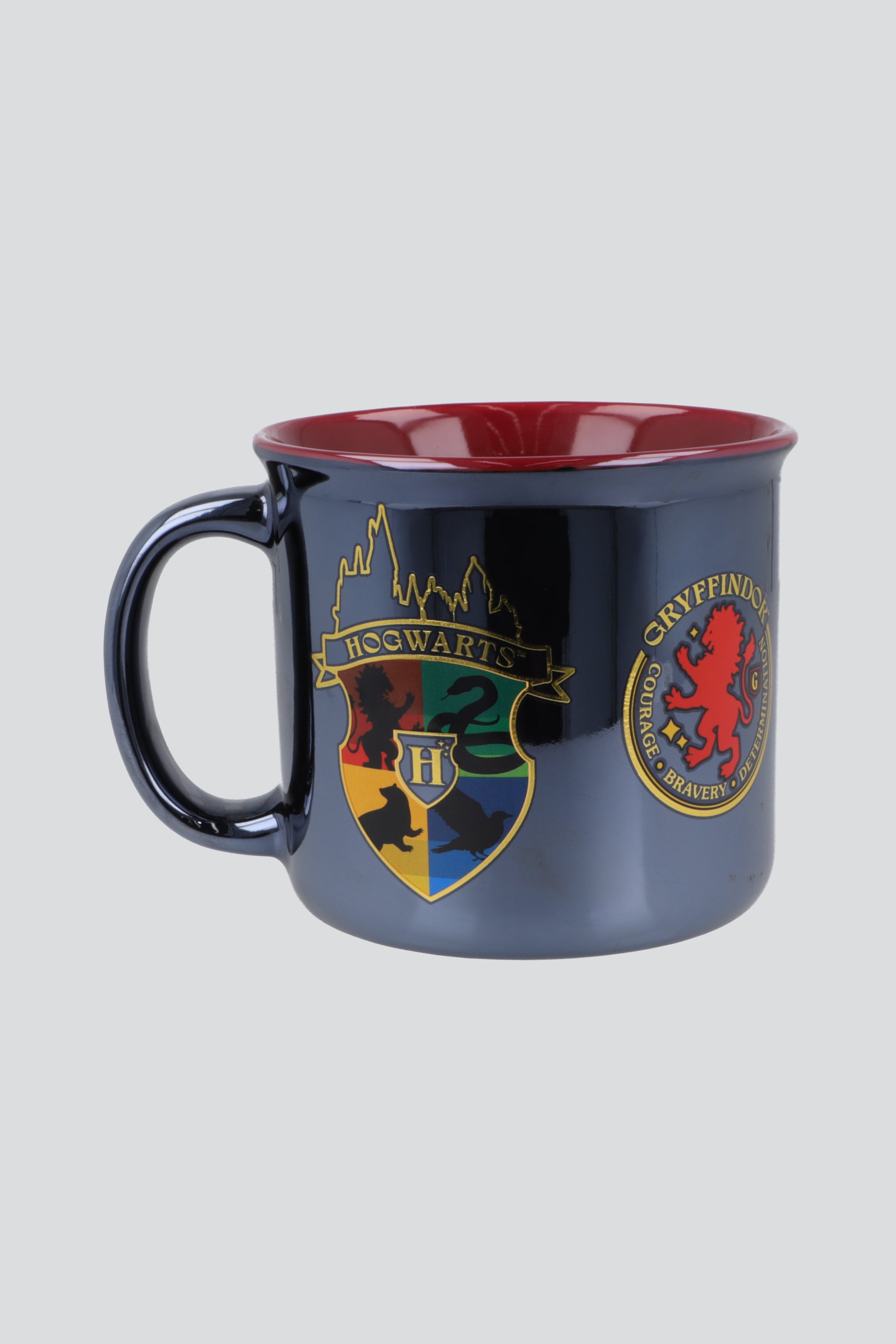 Taza iridiscente Harry Potter casas 430 ml AZUL COMBO