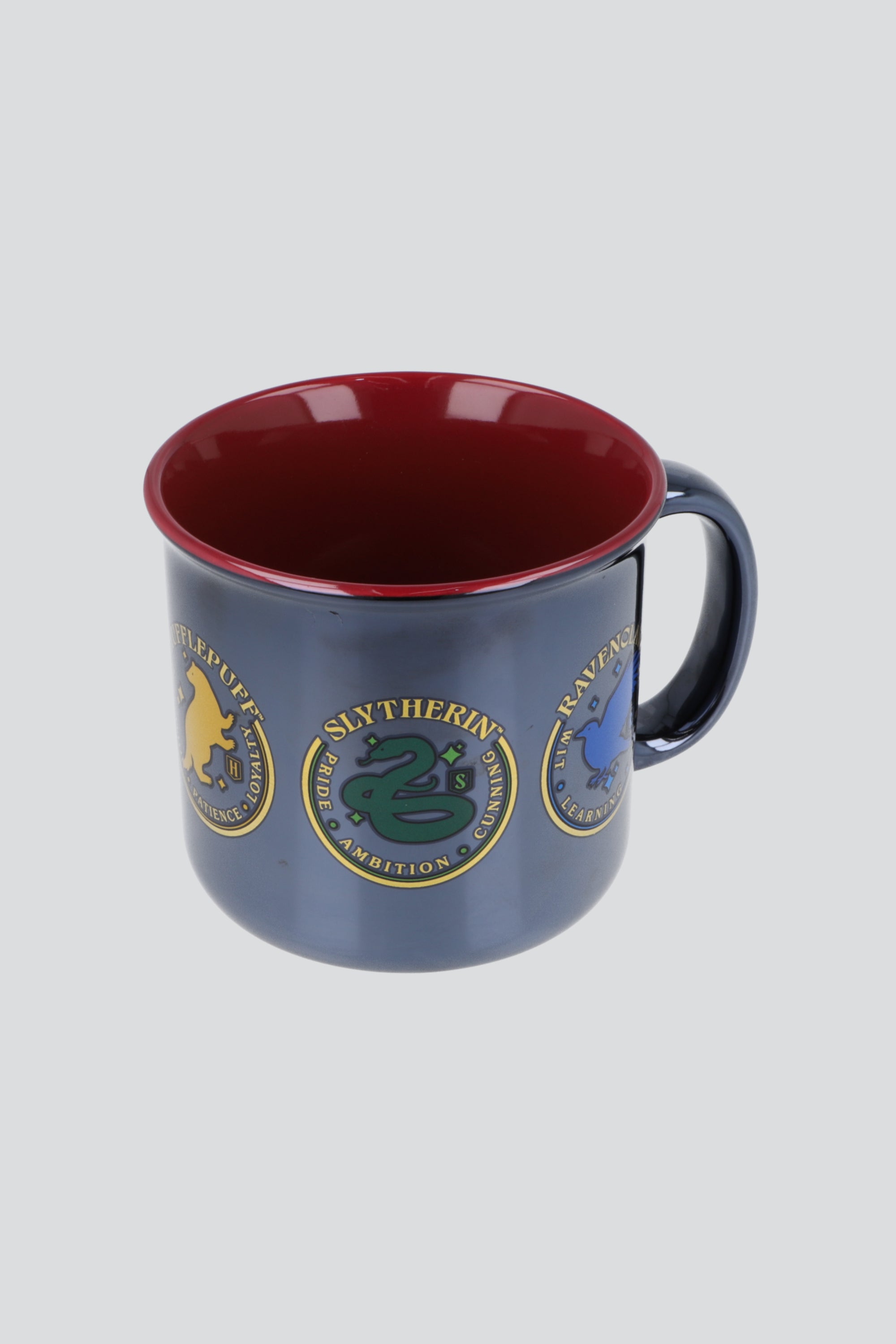 Taza iridiscente Harry Potter casas 430 ml AZUL COMBO