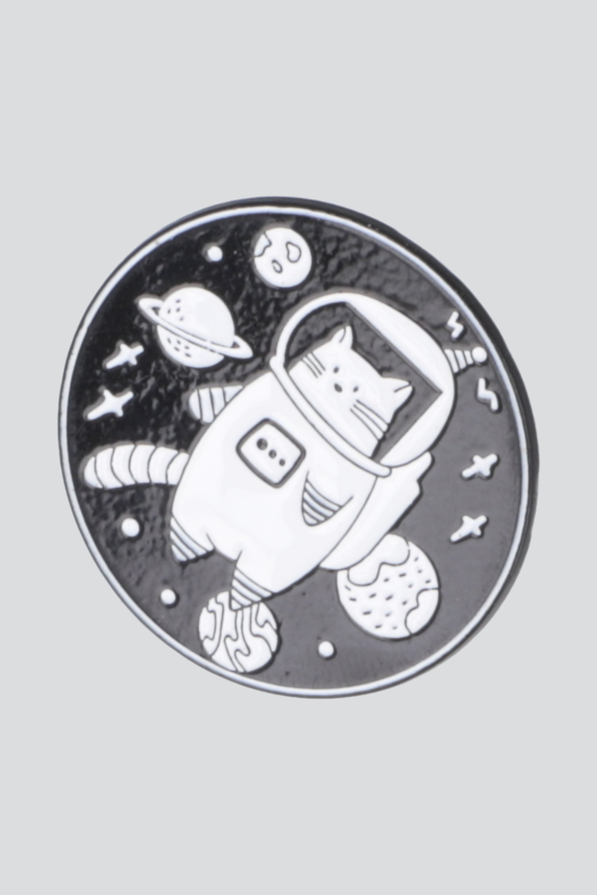 Pin gato astronauta NEGRO