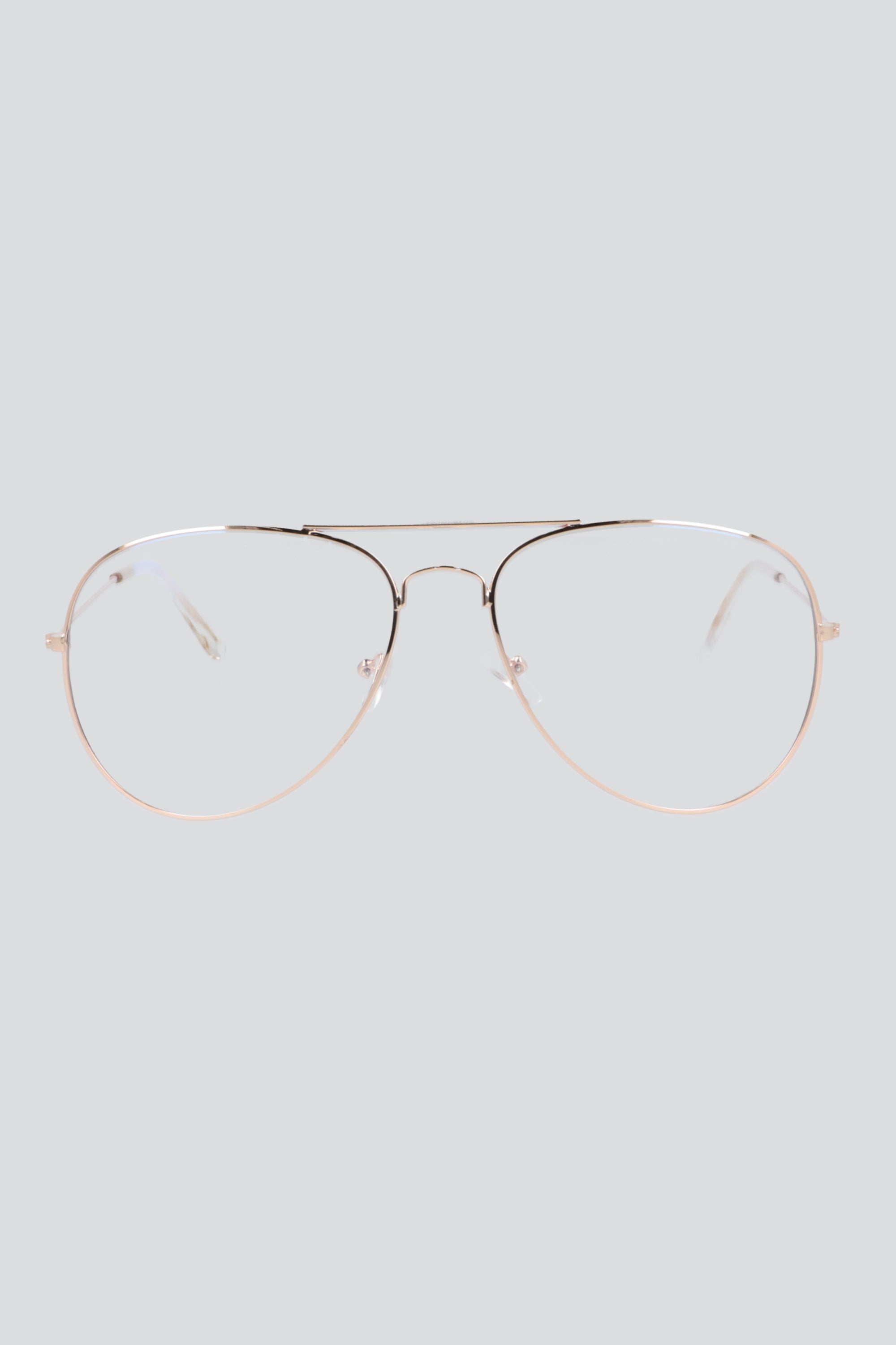 Lente aviador slim protección blue light ORO