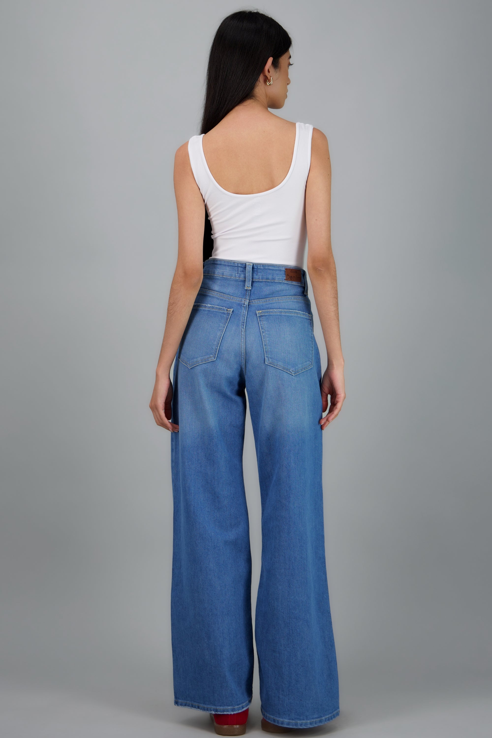 Jeans wide leg urban MEDIUM WASH