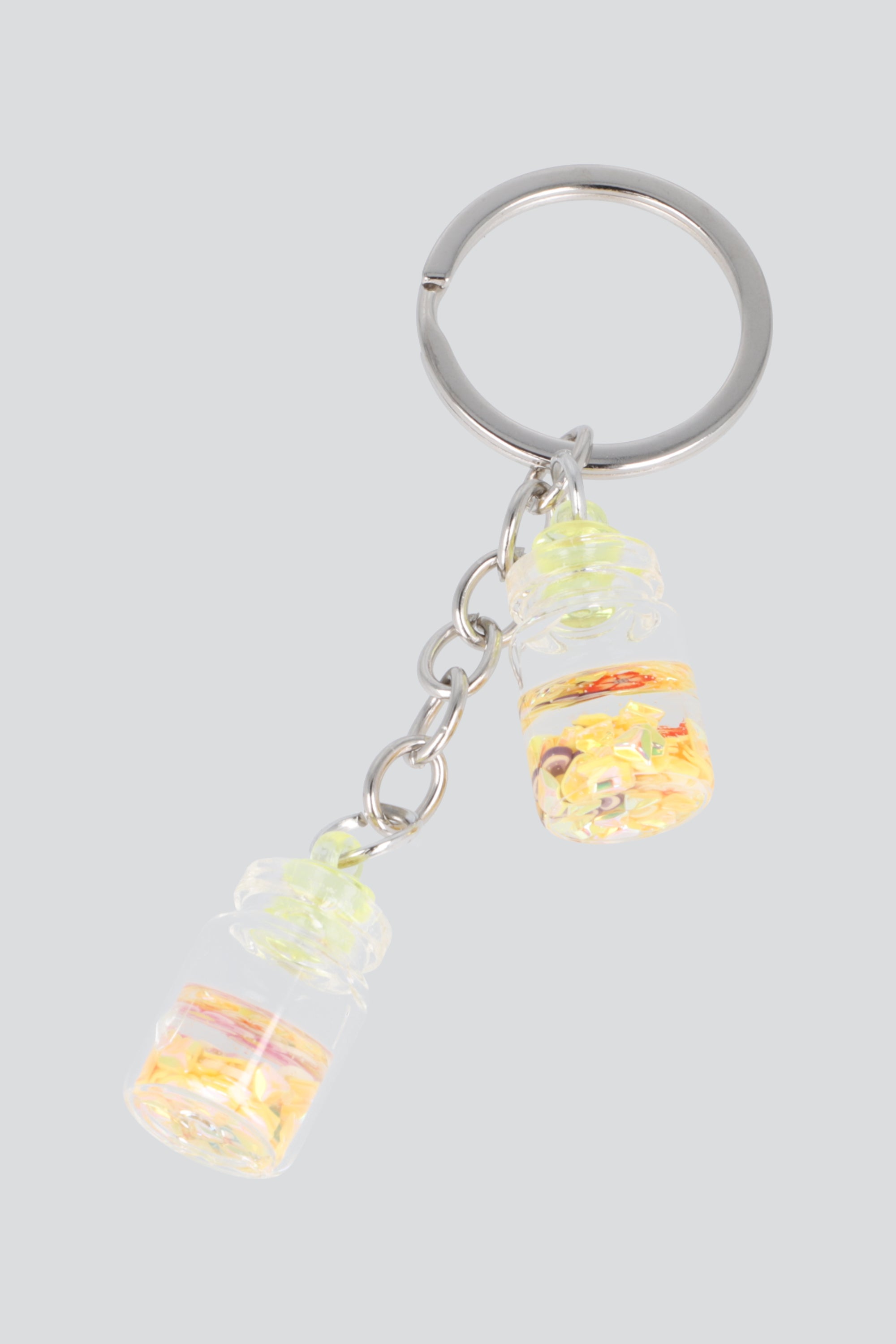 Llavero frasco agua AMARILLO