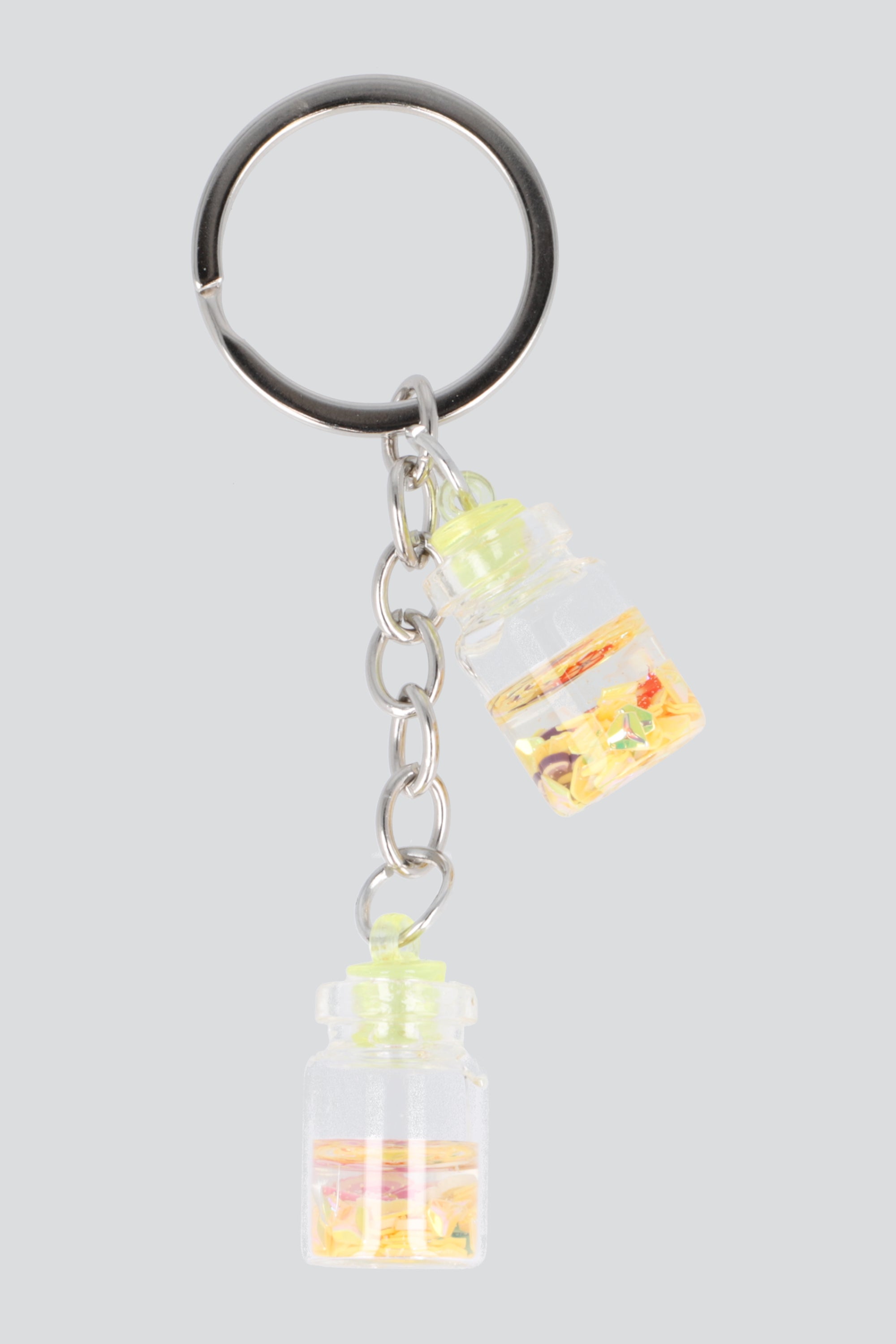 Llavero frasco agua AMARILLO