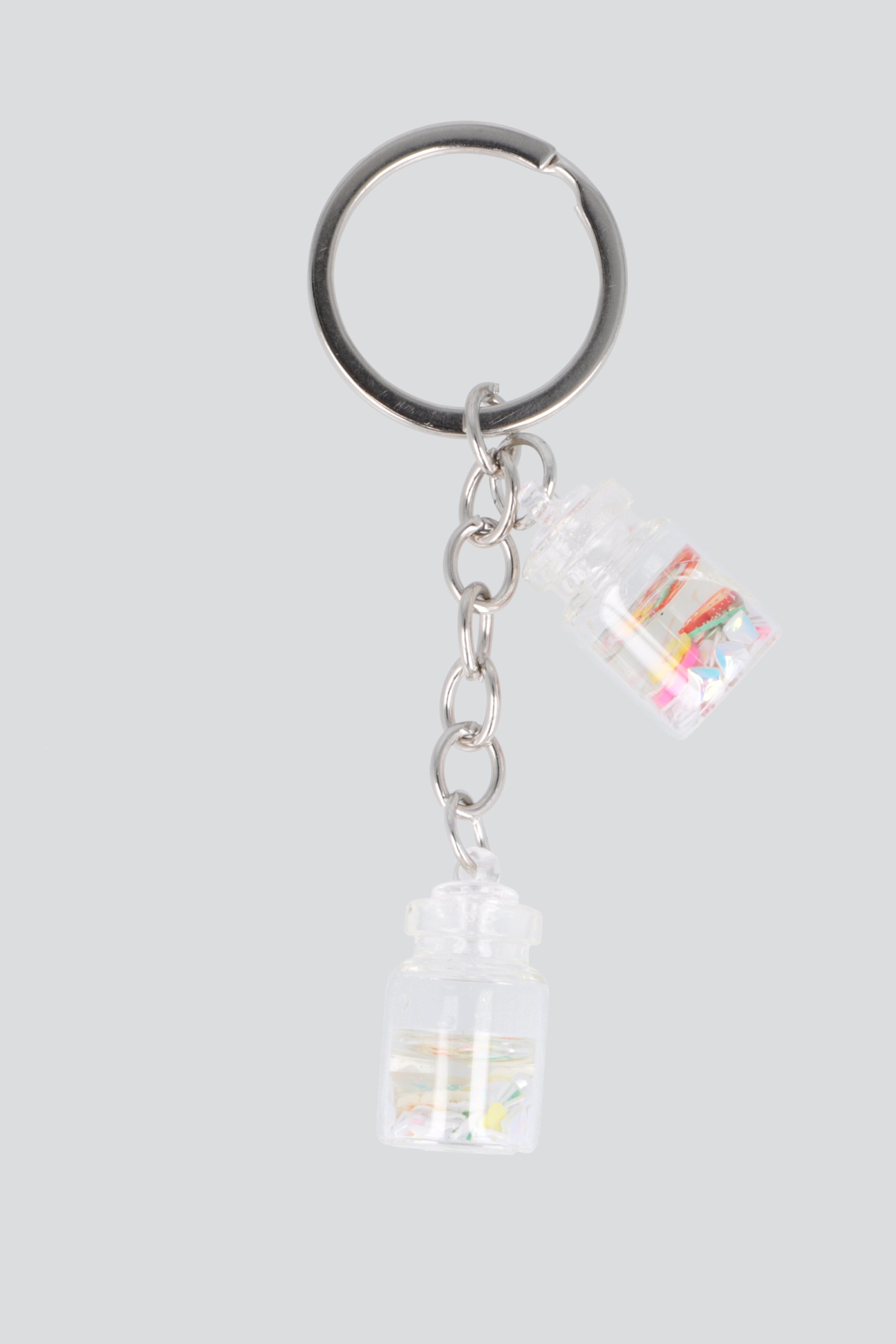 Llavero frasco agua TRANSPARENTE