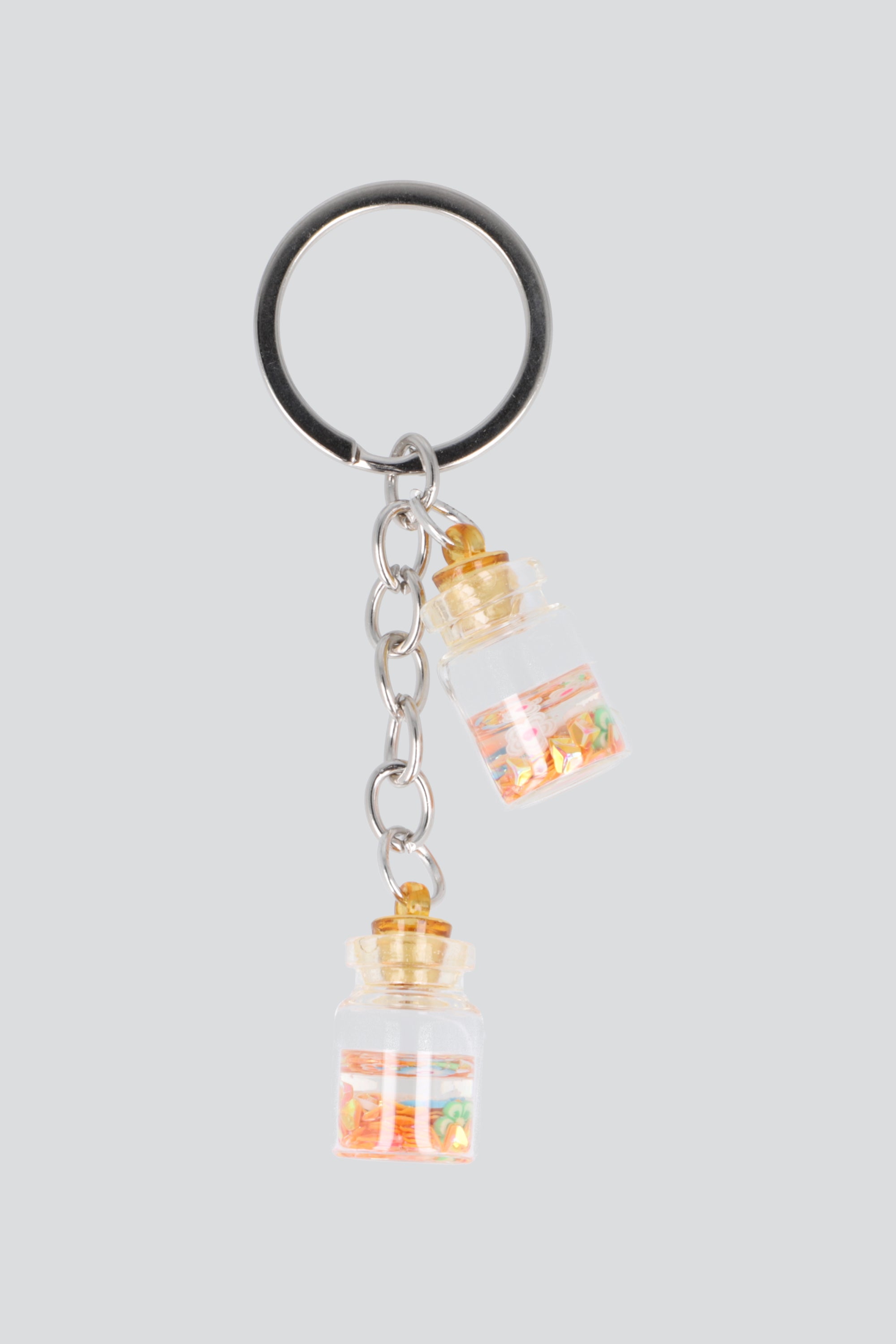 Llavero frasco agua NARANJA