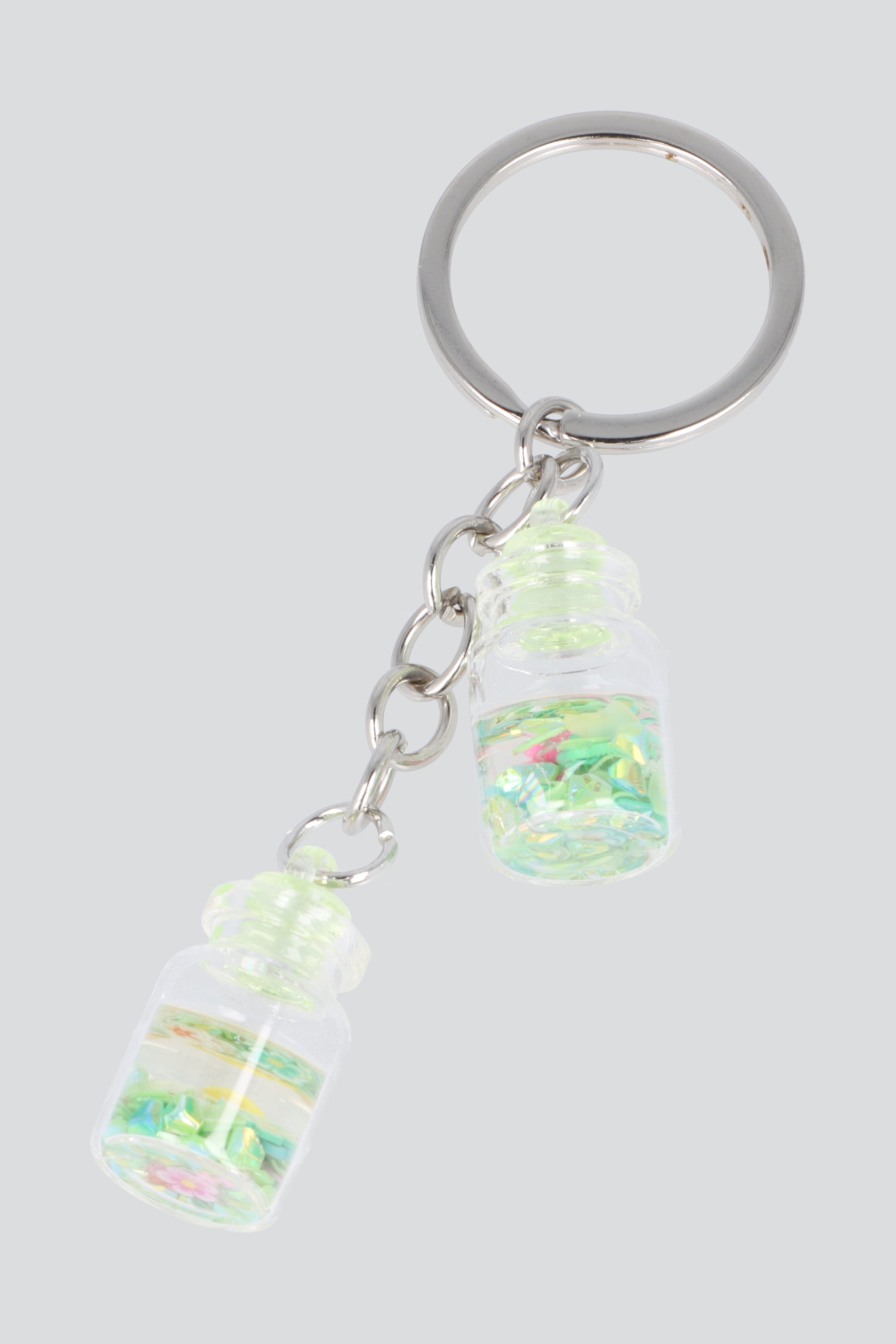 Llavero frasco agua VERDE